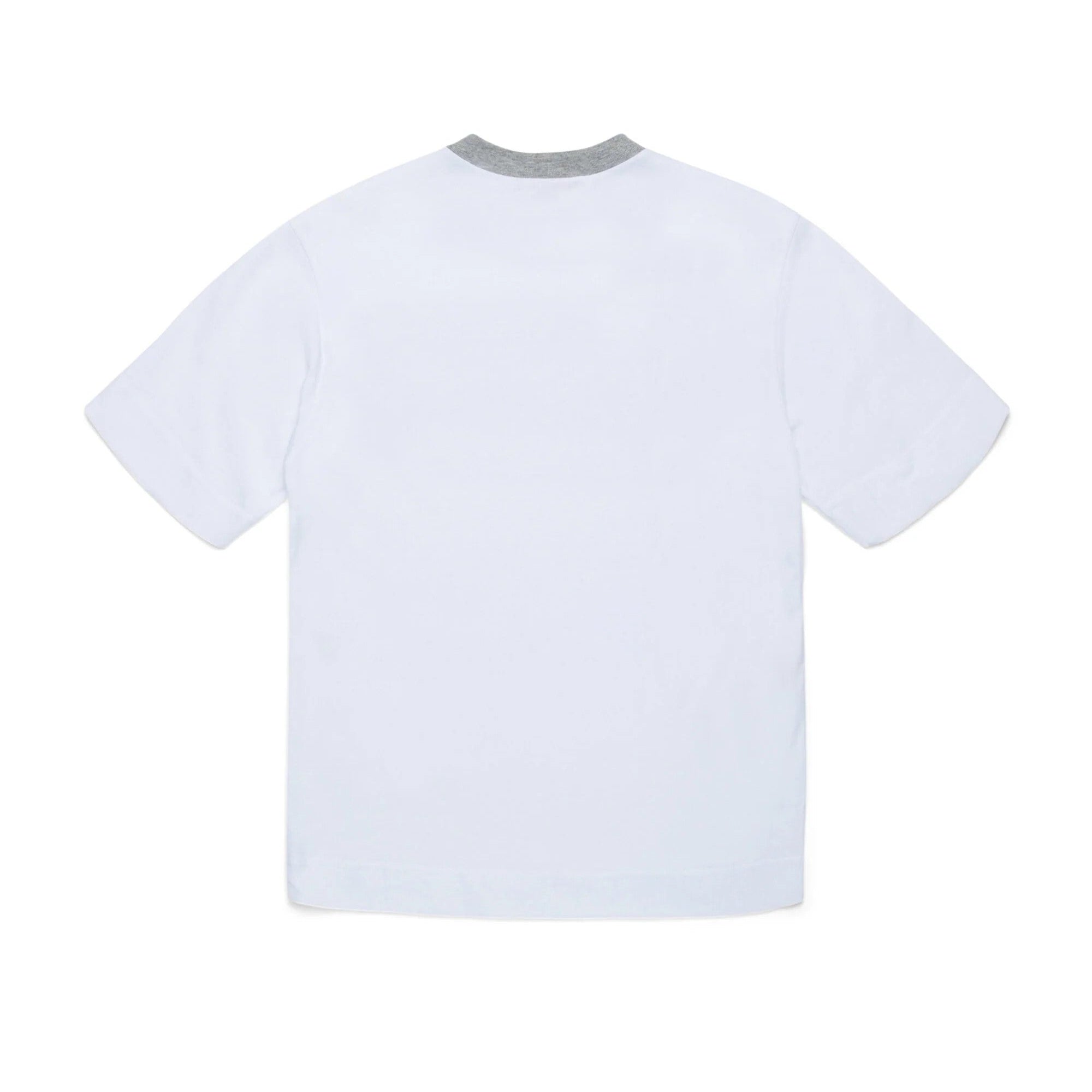 Boys & Girls White Logo Cotton T-Shirt