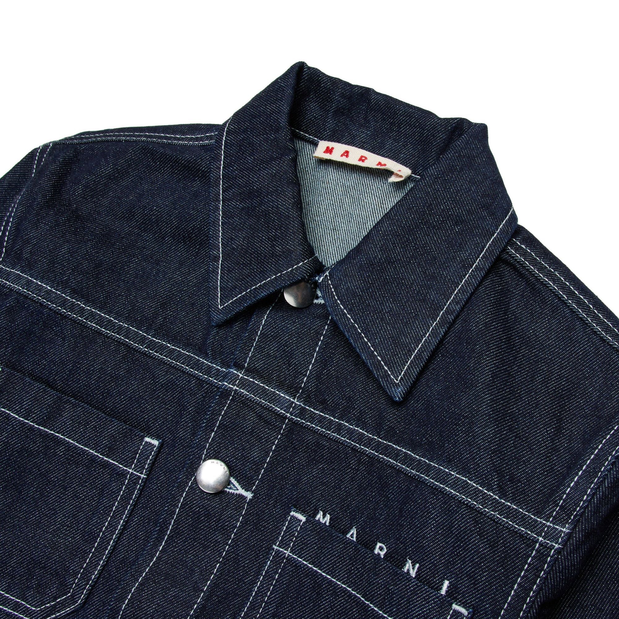 Boys & Girls Dark Blue Denim Jacket