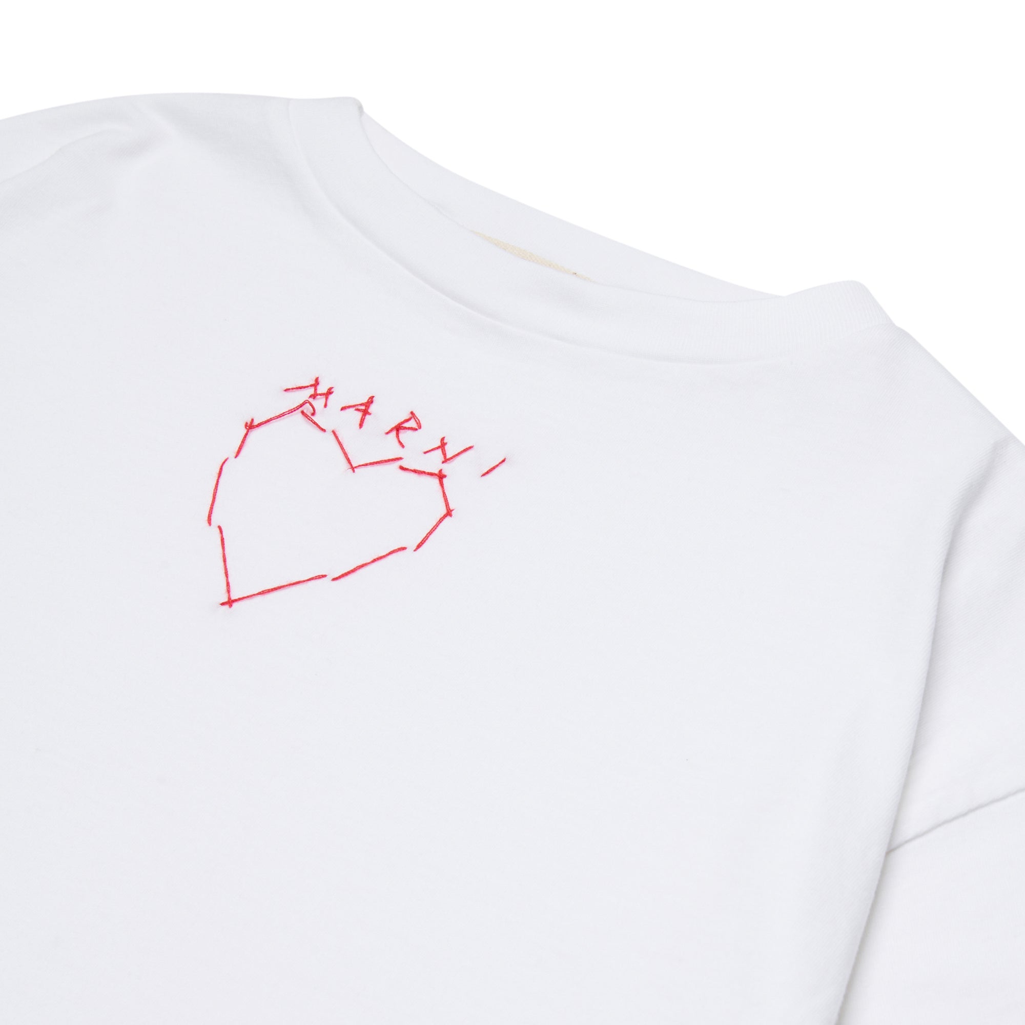 Girls White Logo Cotton T-Shirt