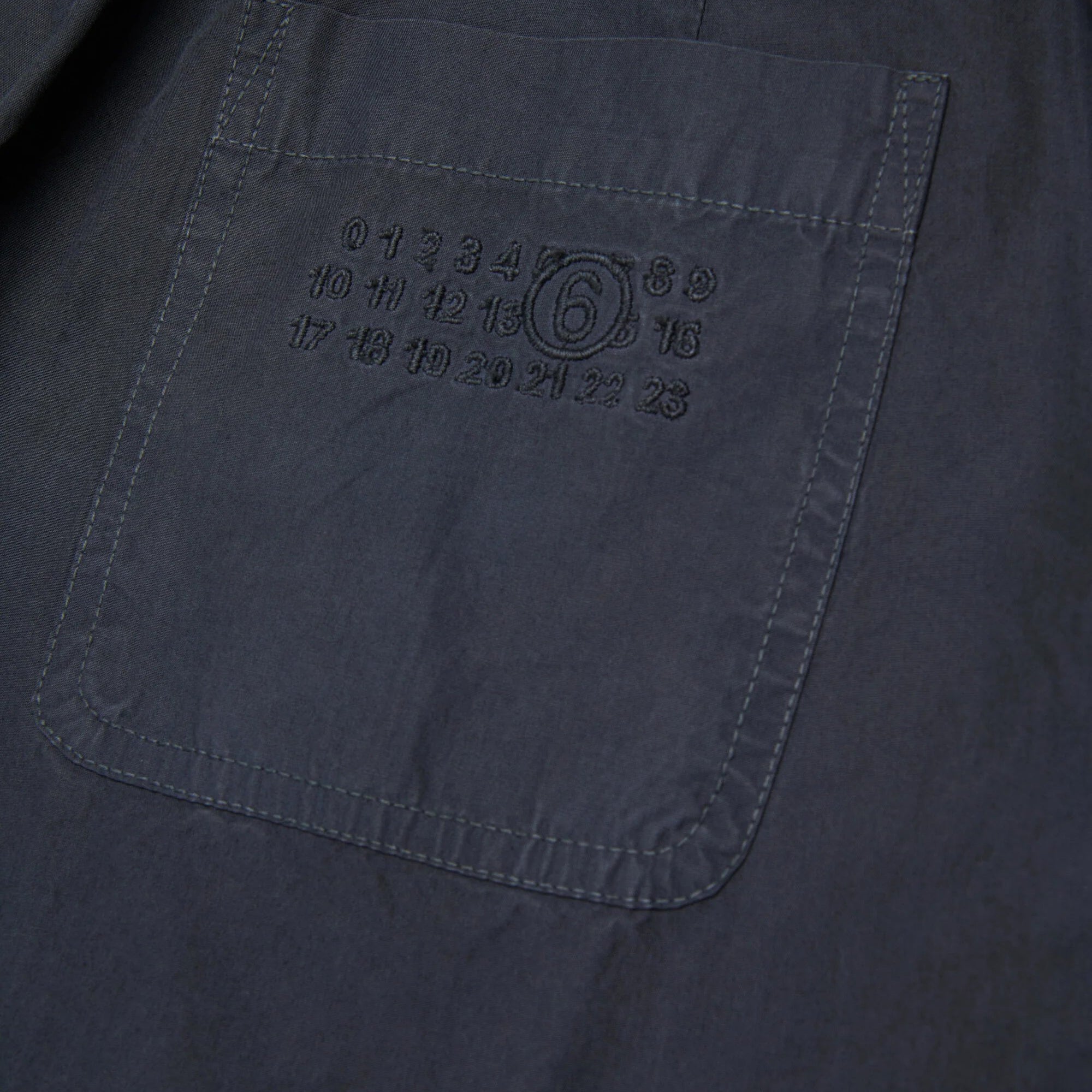 Girls Grey Embroidered Logo Cotton Trousers