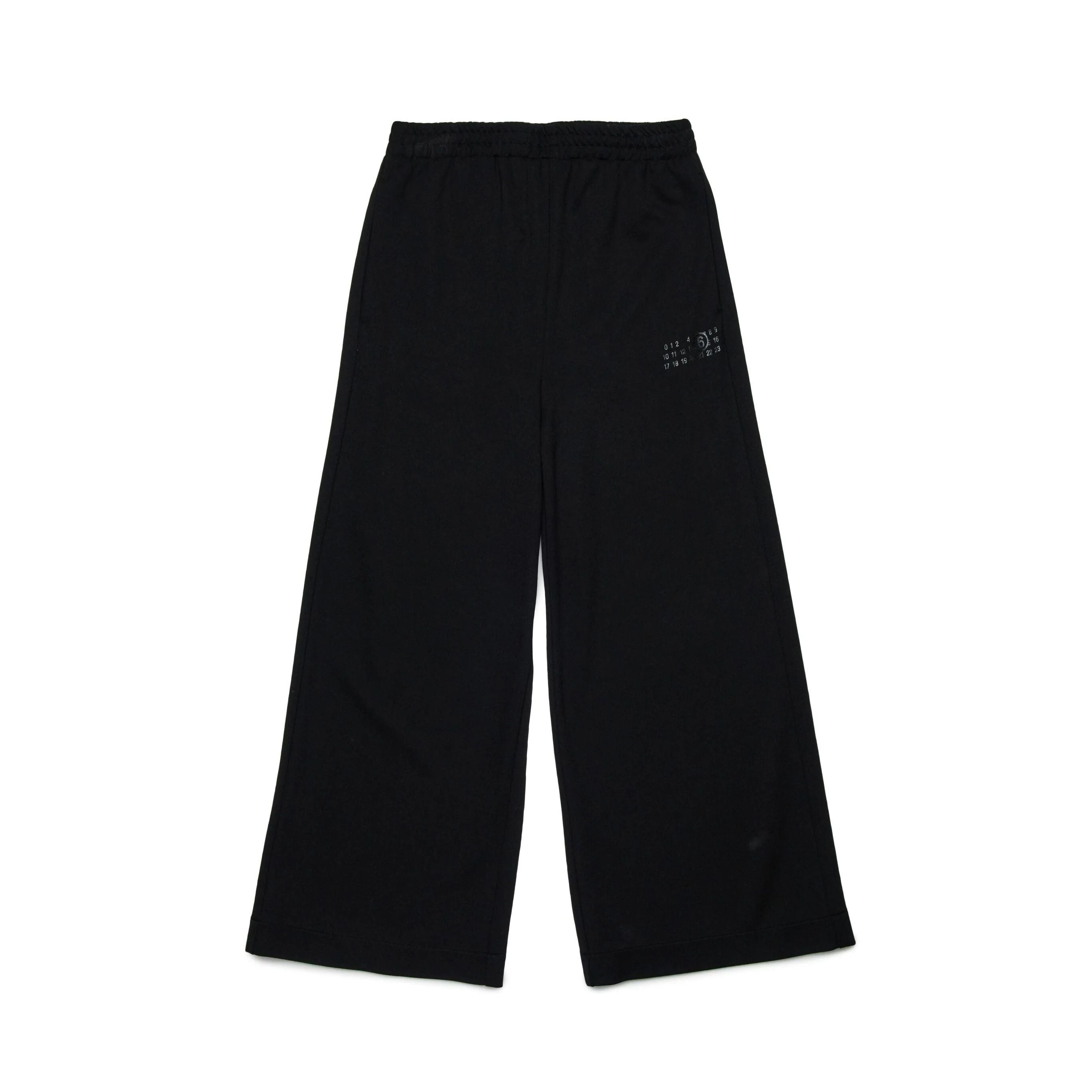Boys & Girls Black Logo Trousers