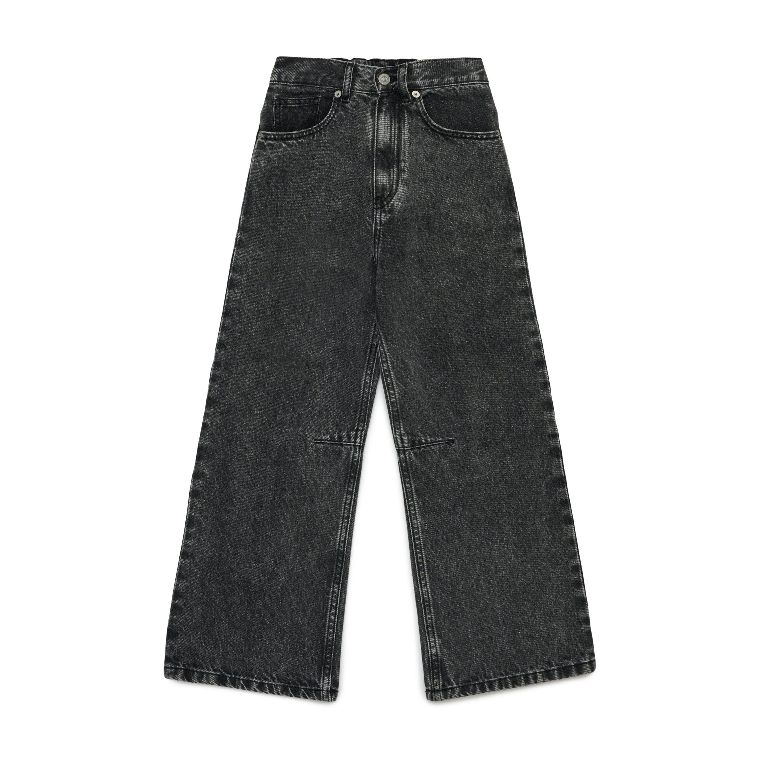 Boys & Girls Black Denim Trousers