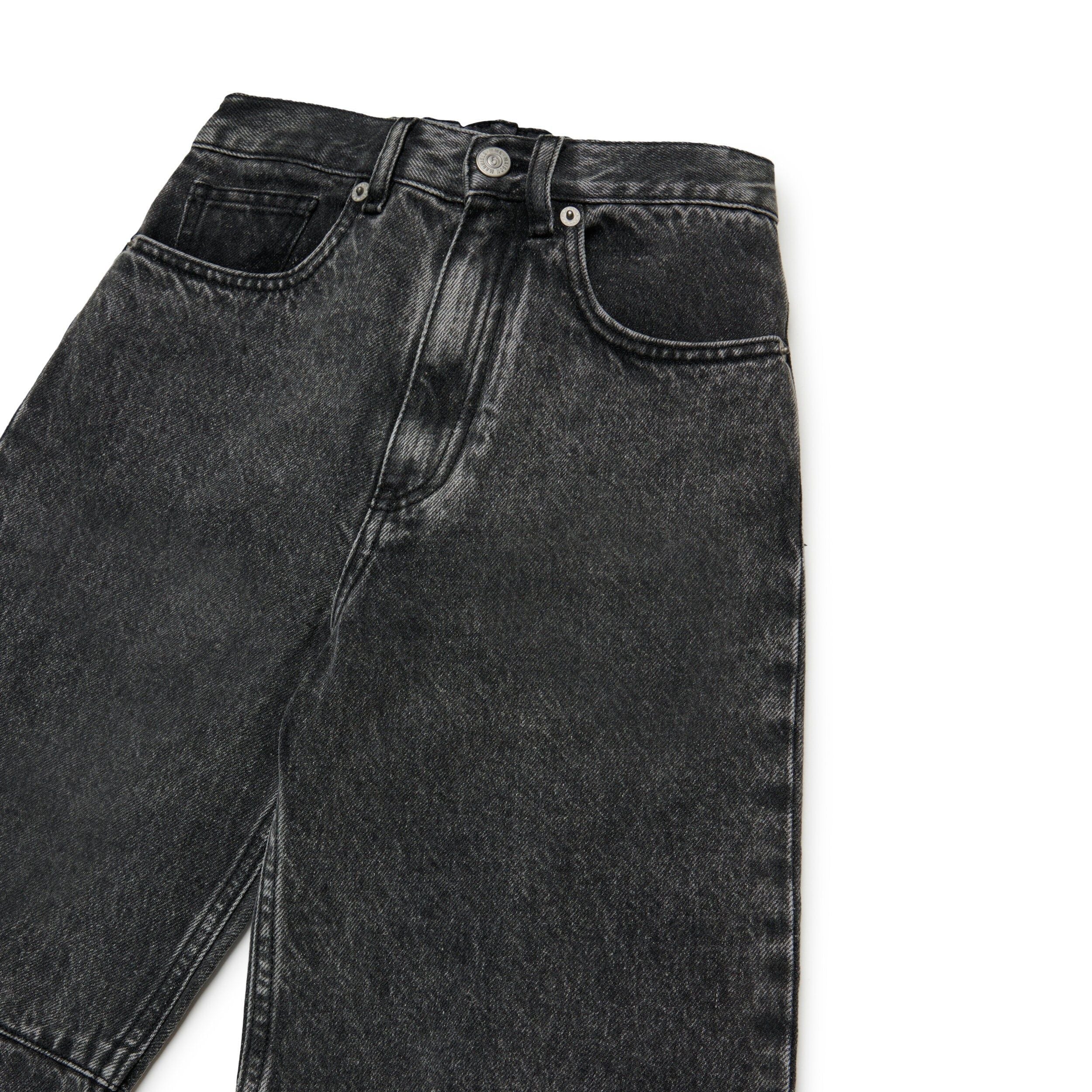 Boys & Girls Black Denim Trousers