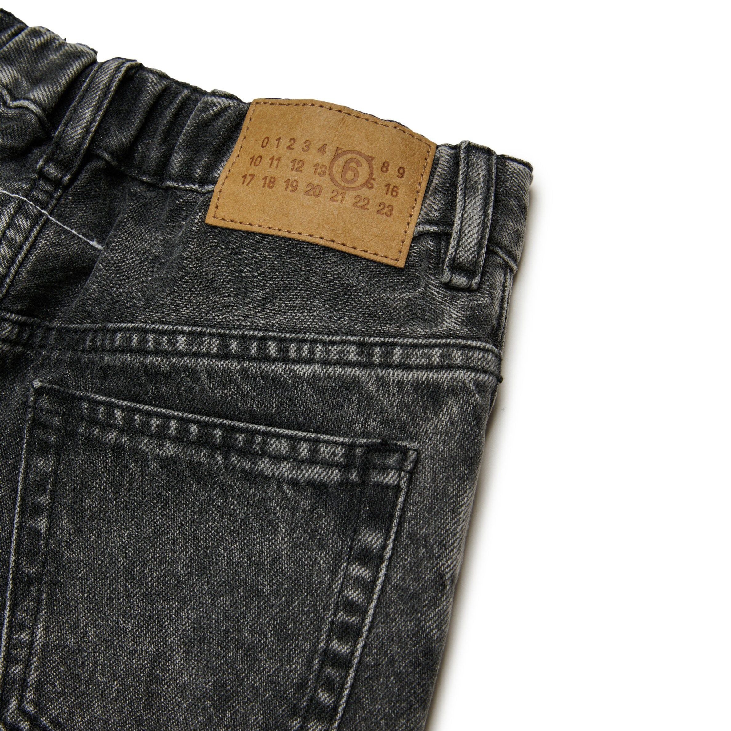 Boys & Girls Black Denim Trousers