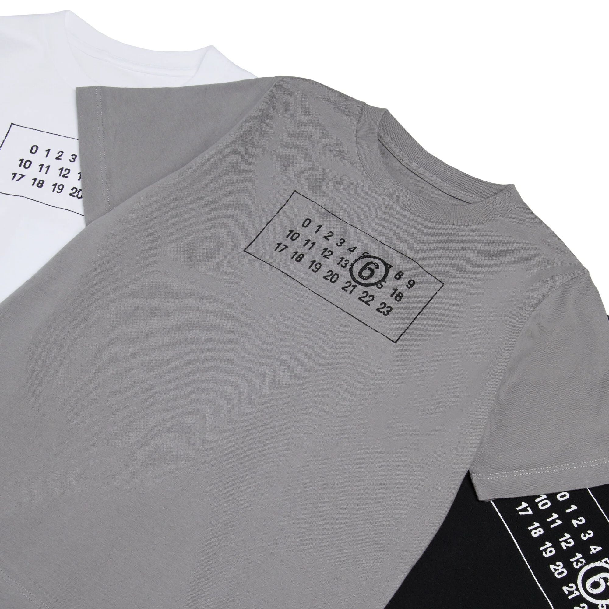 Boys & Girls Tricolor Logo Cotton T-Shirt Set(3 Pack)