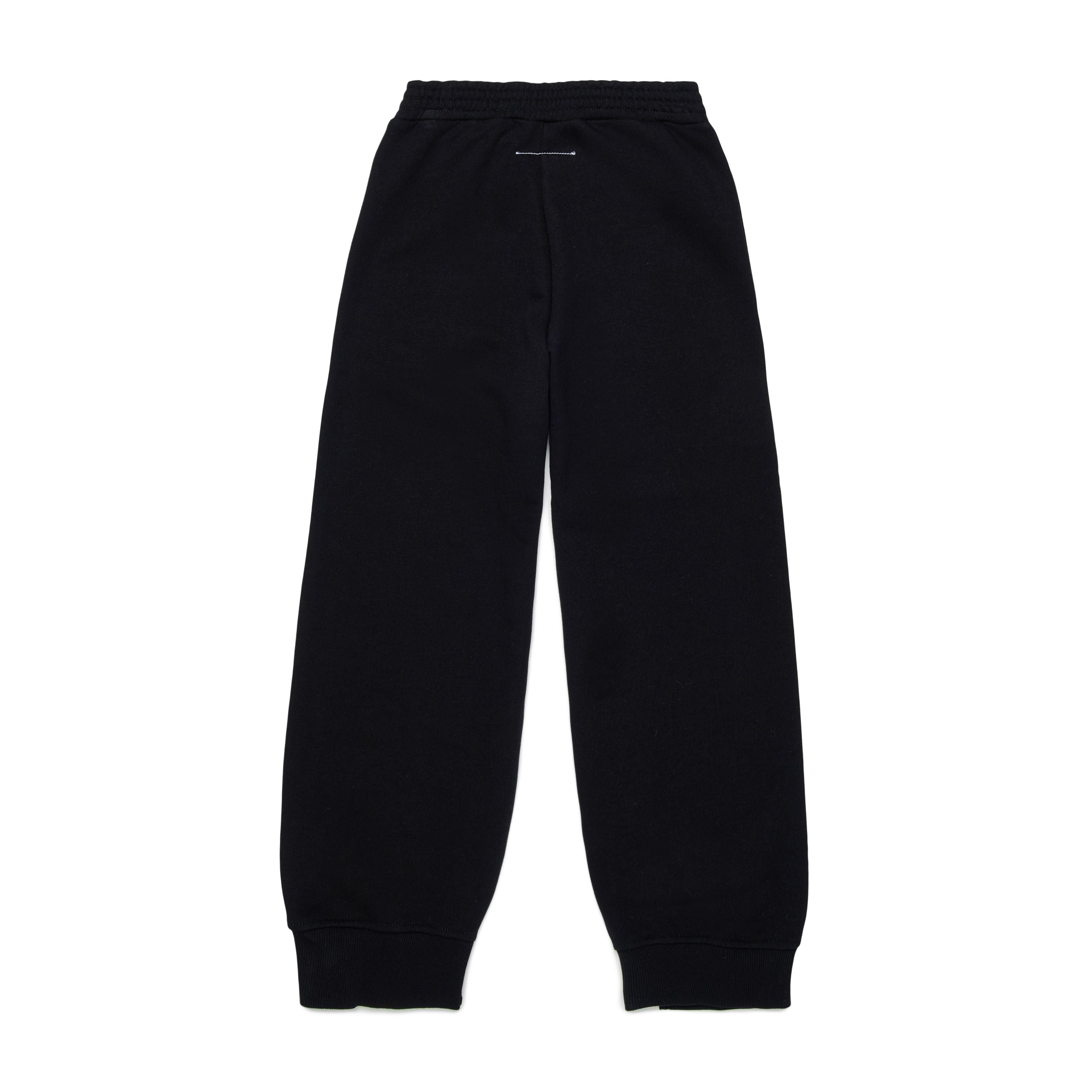 Boys & Girls Black Cotton Trousers