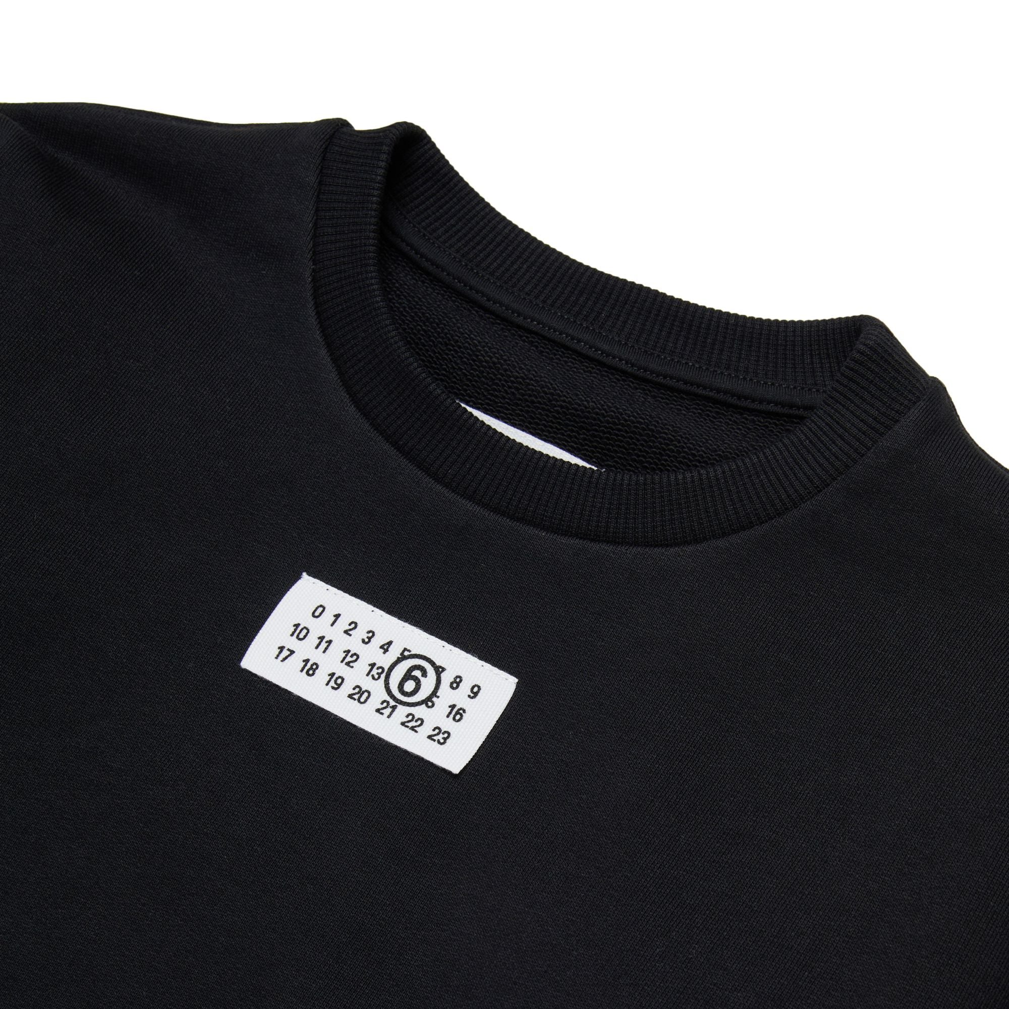 Boys & Girls Black Cotton Sweatshirt
