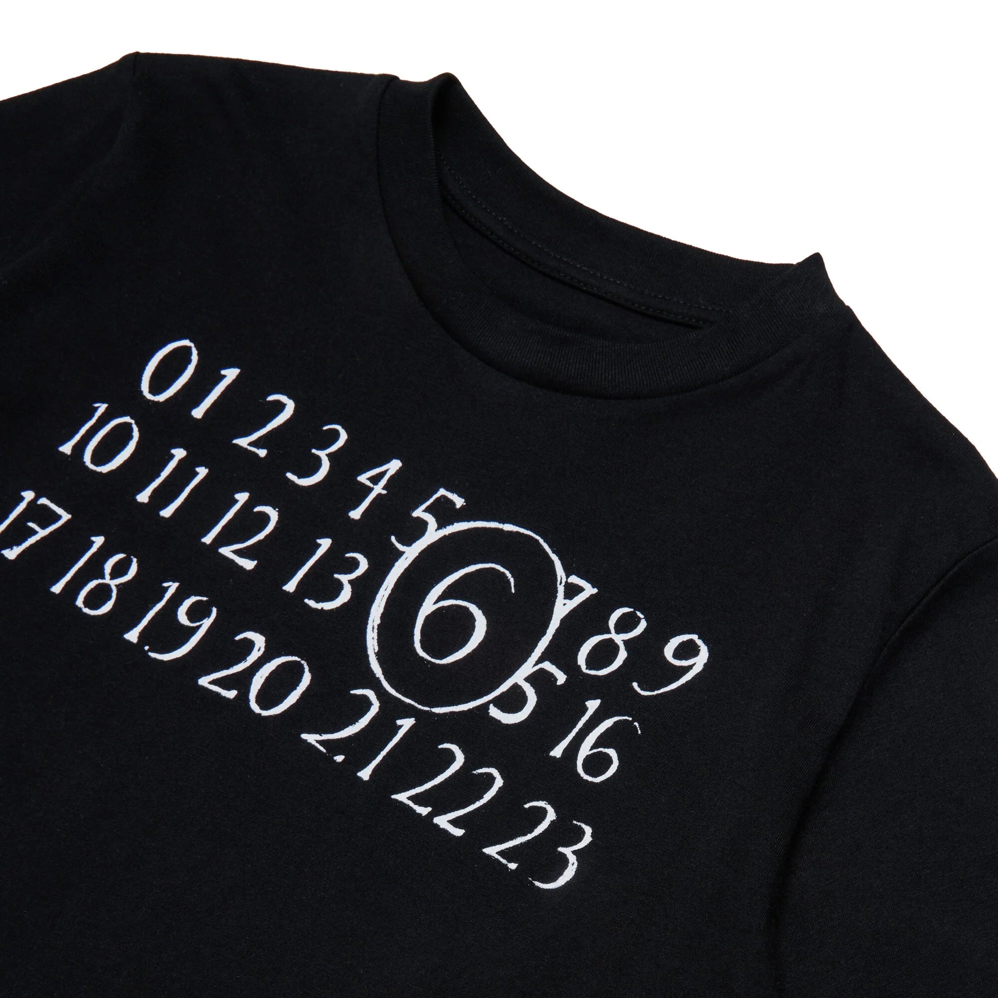 Boys & Girls Black Logo Cotton T-Shirt