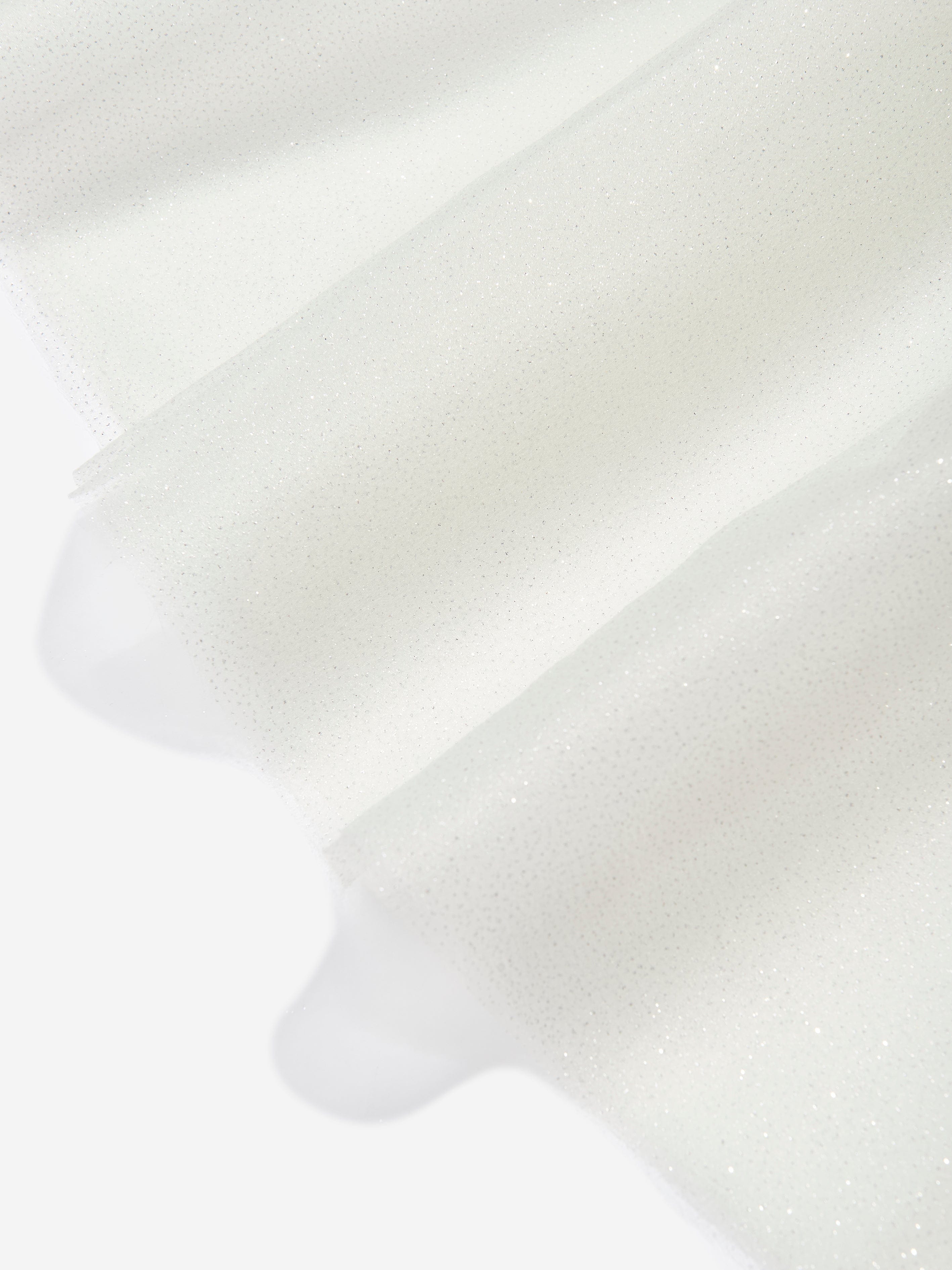 Mama Luma Girls Long Tulle Skirt in White