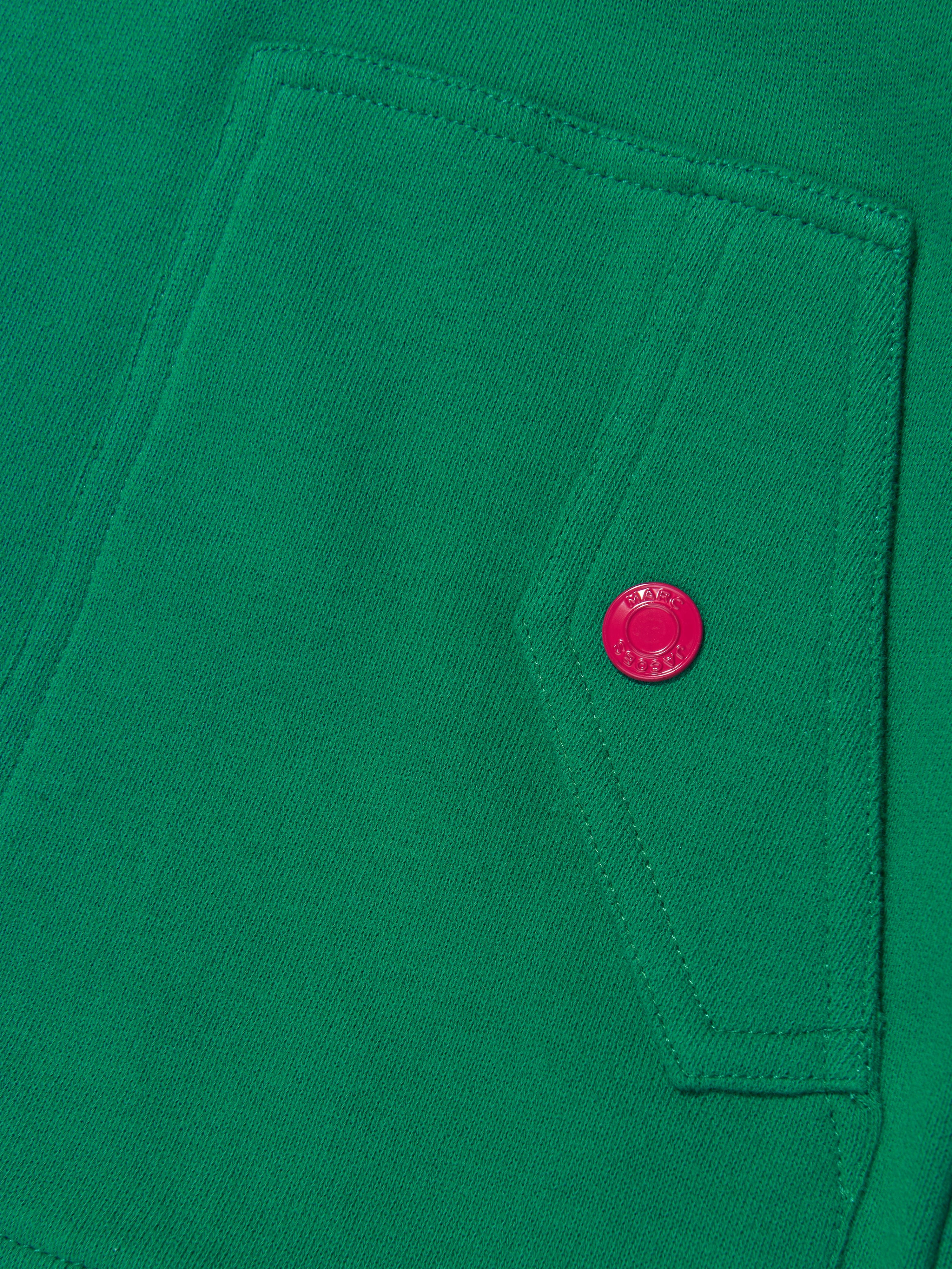 MARC JACOBS Girls Logo Sweater Dress in Green