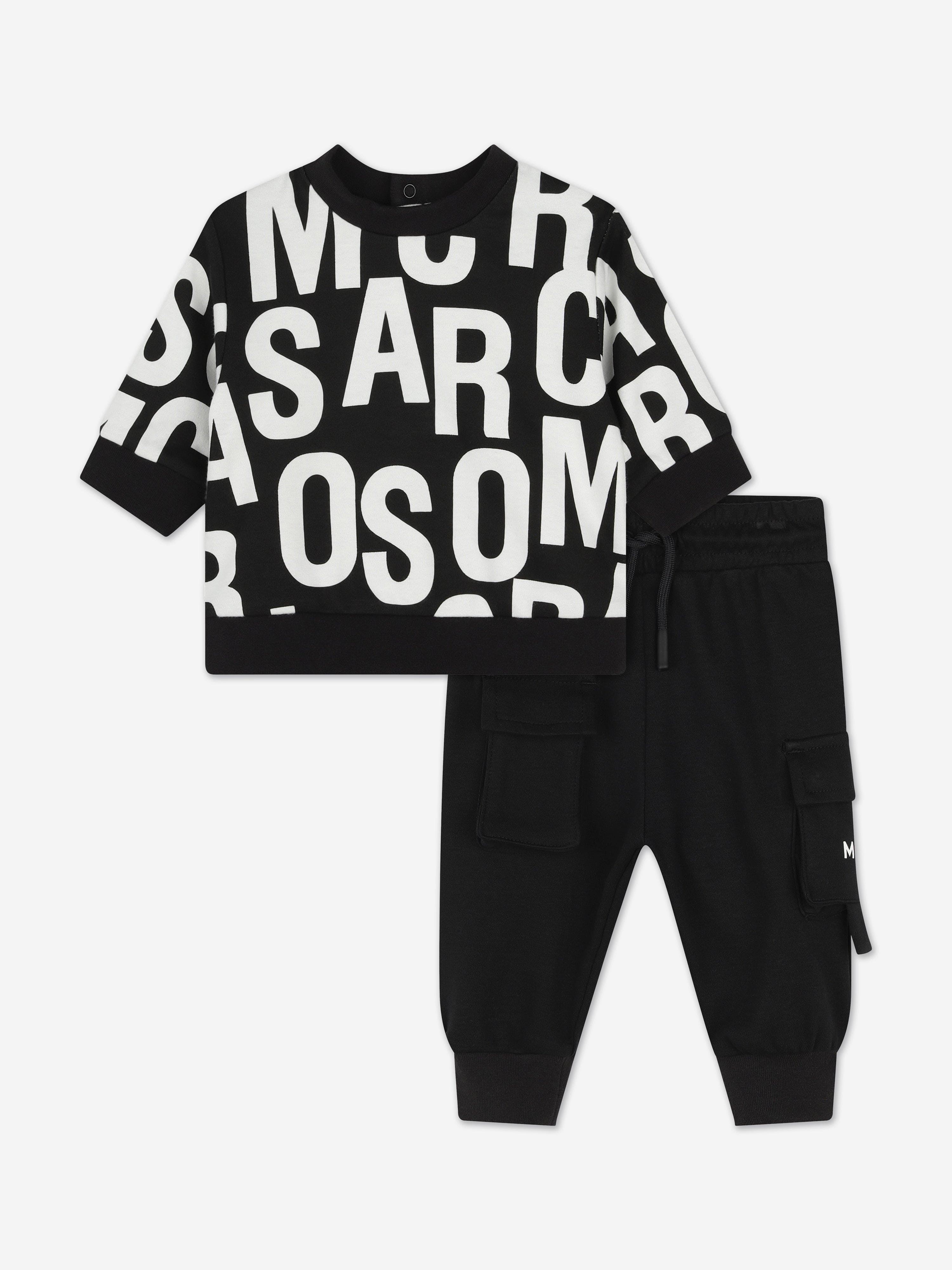 MARC JACOBS Baby Logo Tracksuit in Black