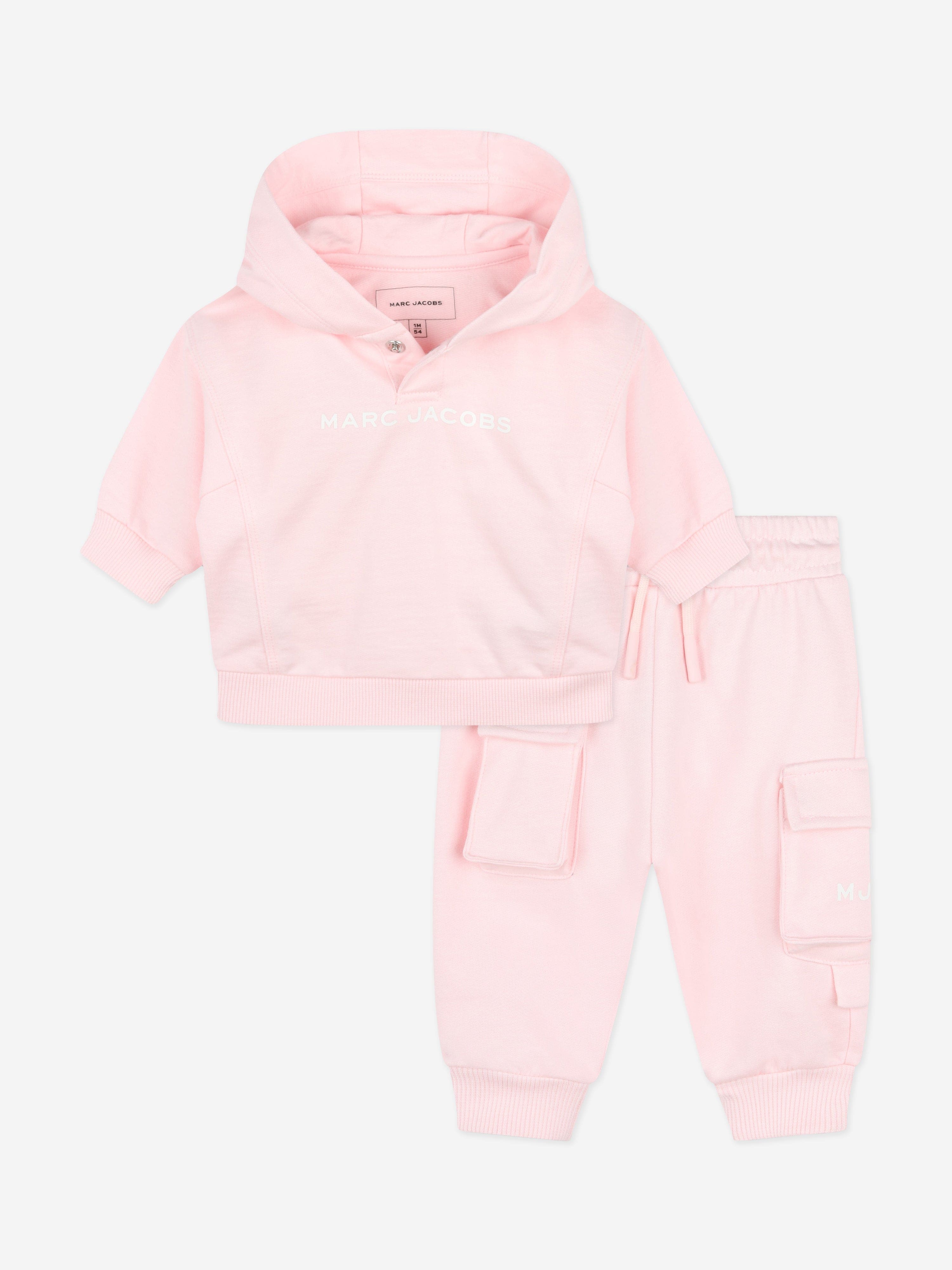 MARC JACOBS Baby Girls Logo Tracksuit in Pink