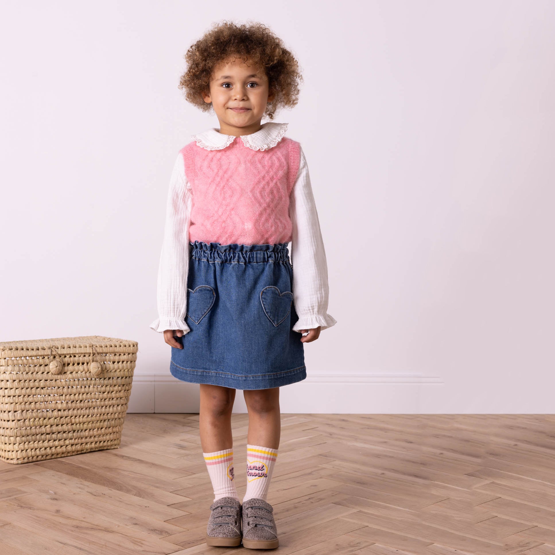 Girls Pink Vest