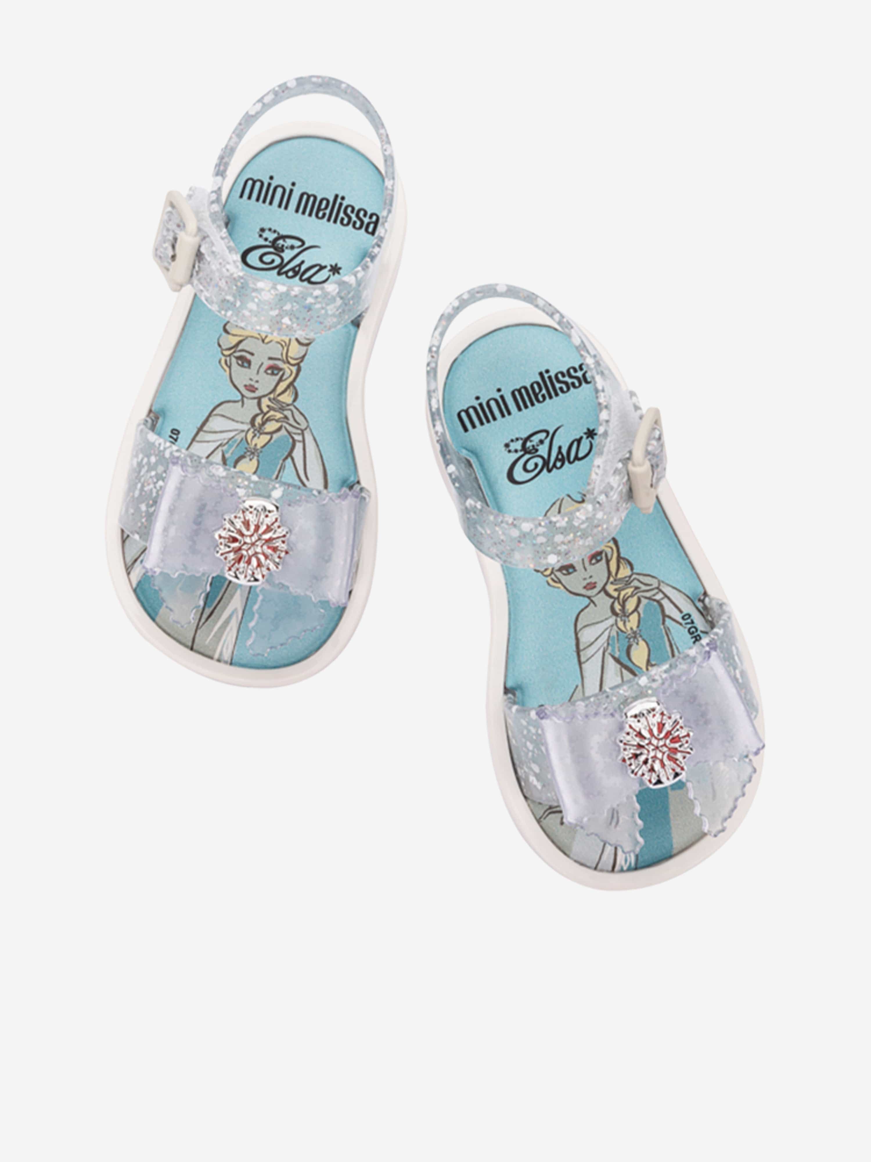 Girls Mar + Disney Princess sandals in White