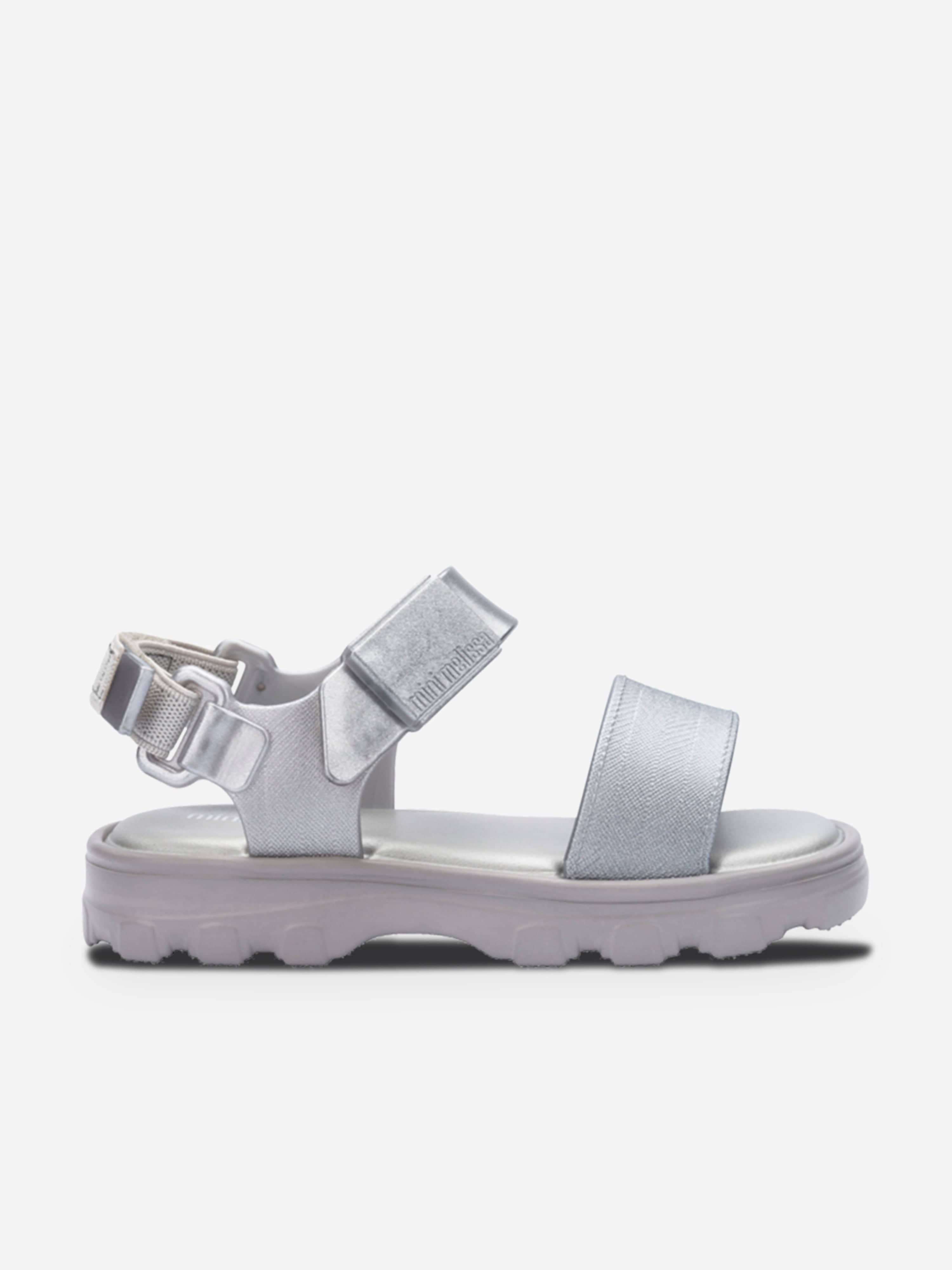 Girls Kick Off Sandals in Silver