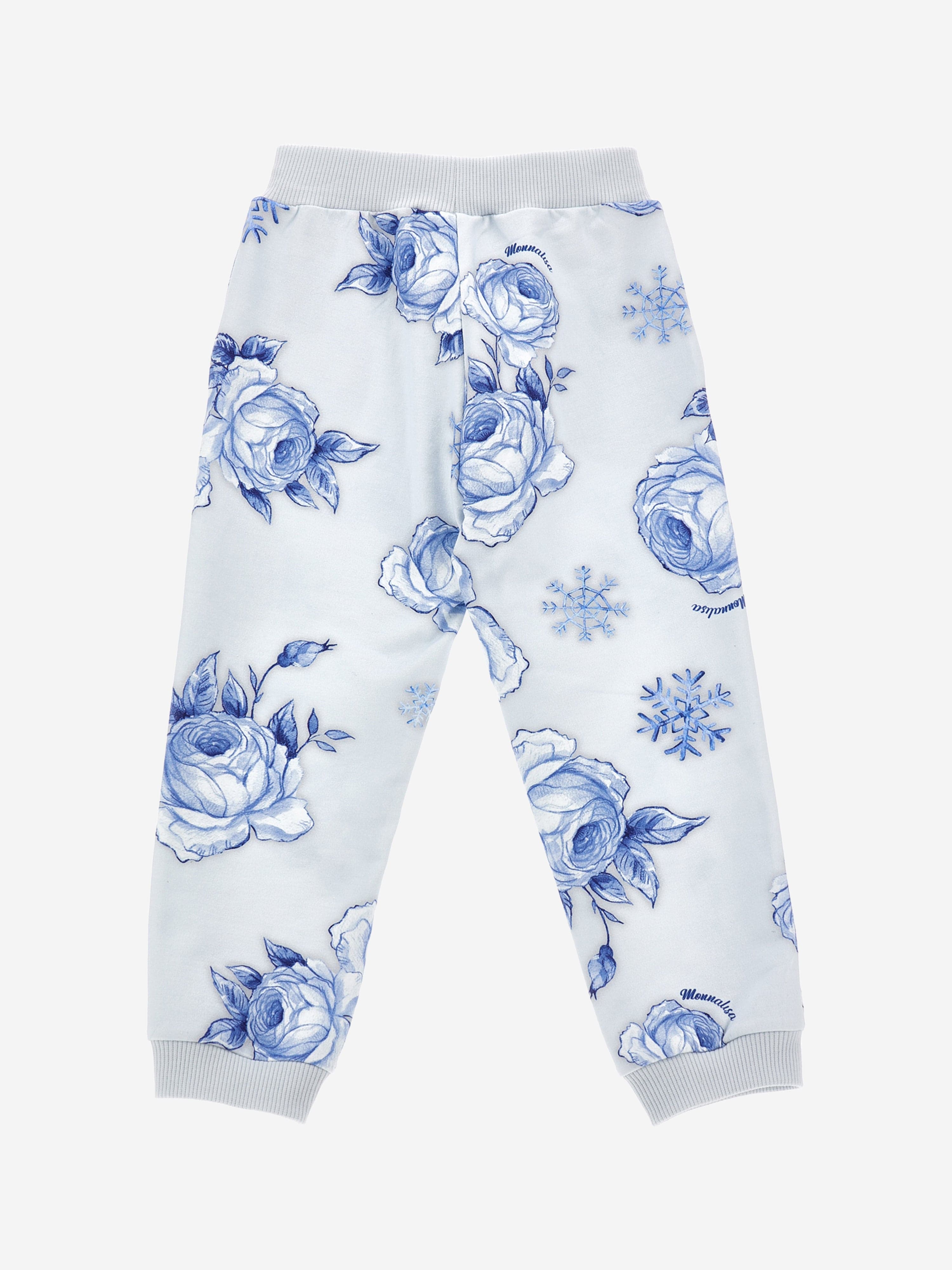 Monnalisa Girls Frozen Print Joggers in White