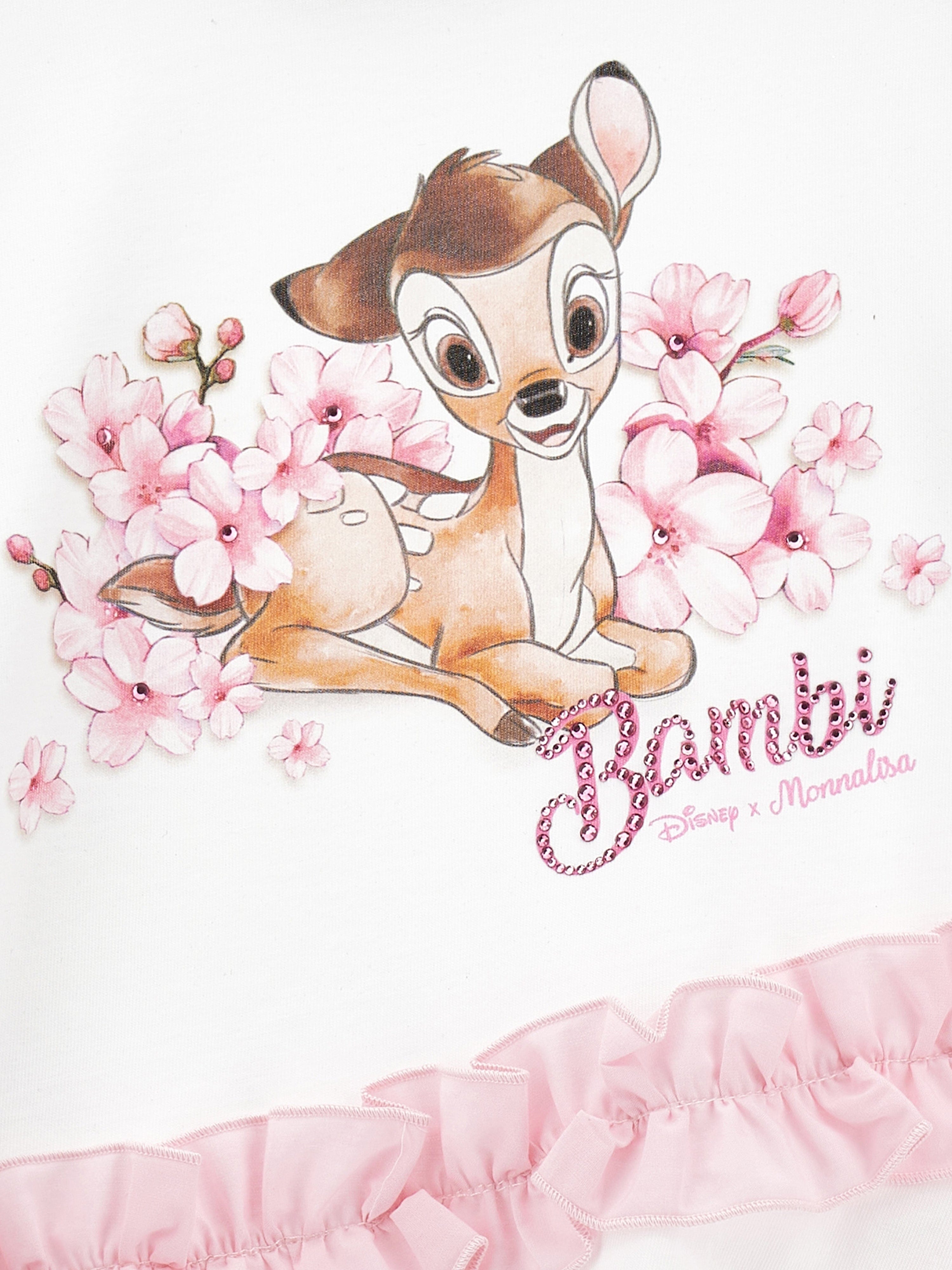 Girls Peach Blossom Bambi Dress in White