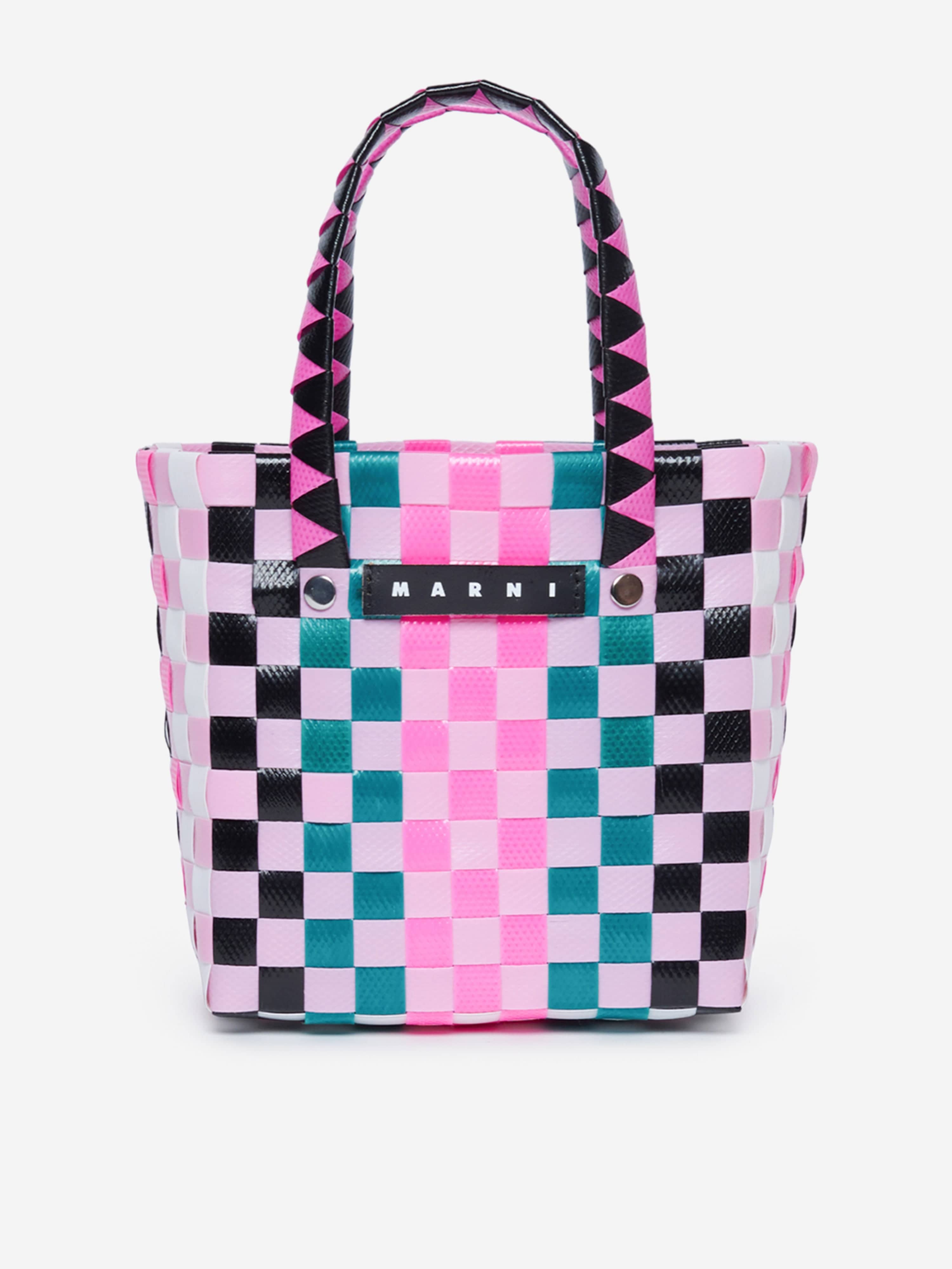 Girls Micro Basket Bag in Multicolour (23cm)