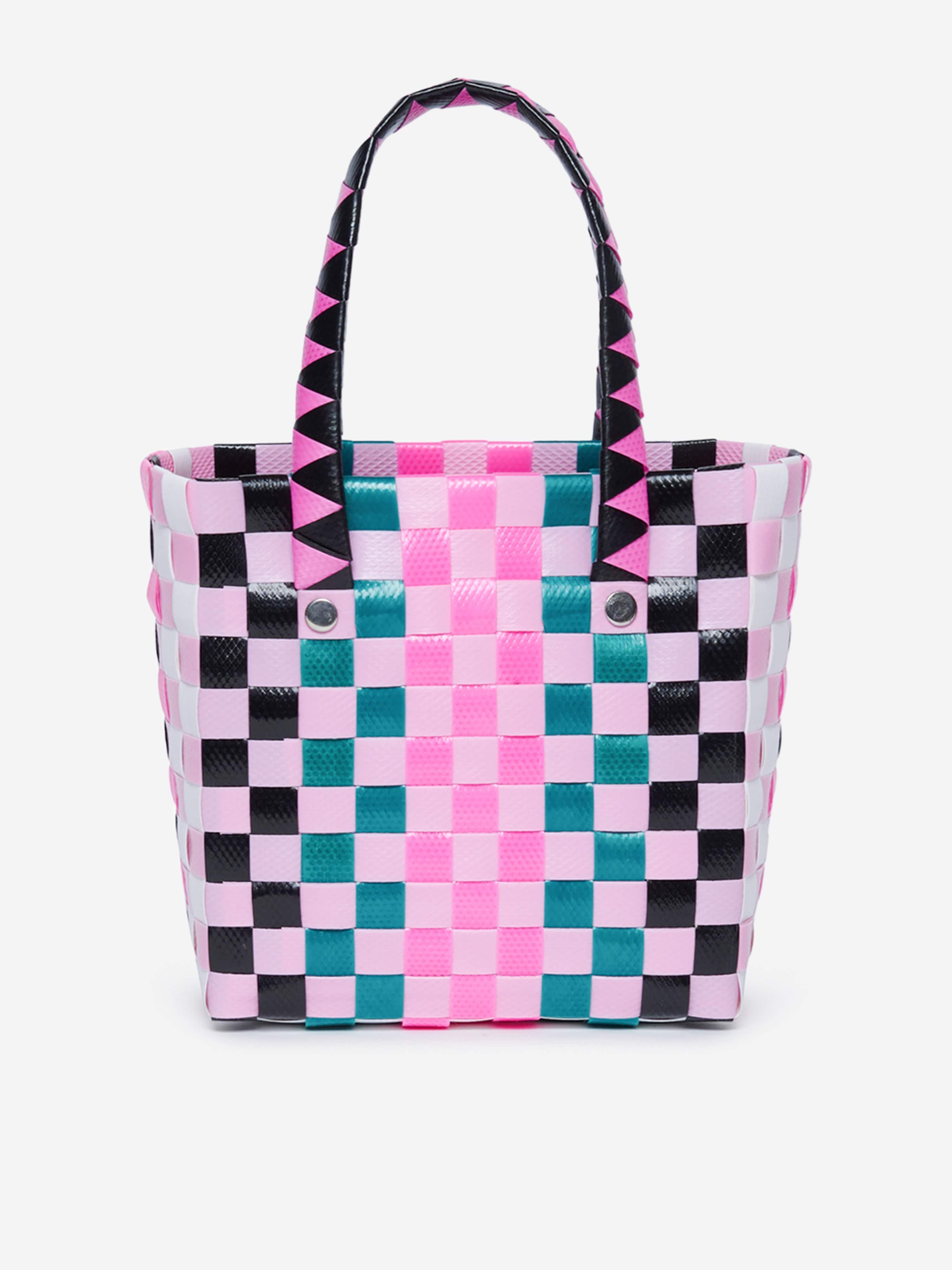 Girls Micro Basket Bag in Multicolour (23cm)