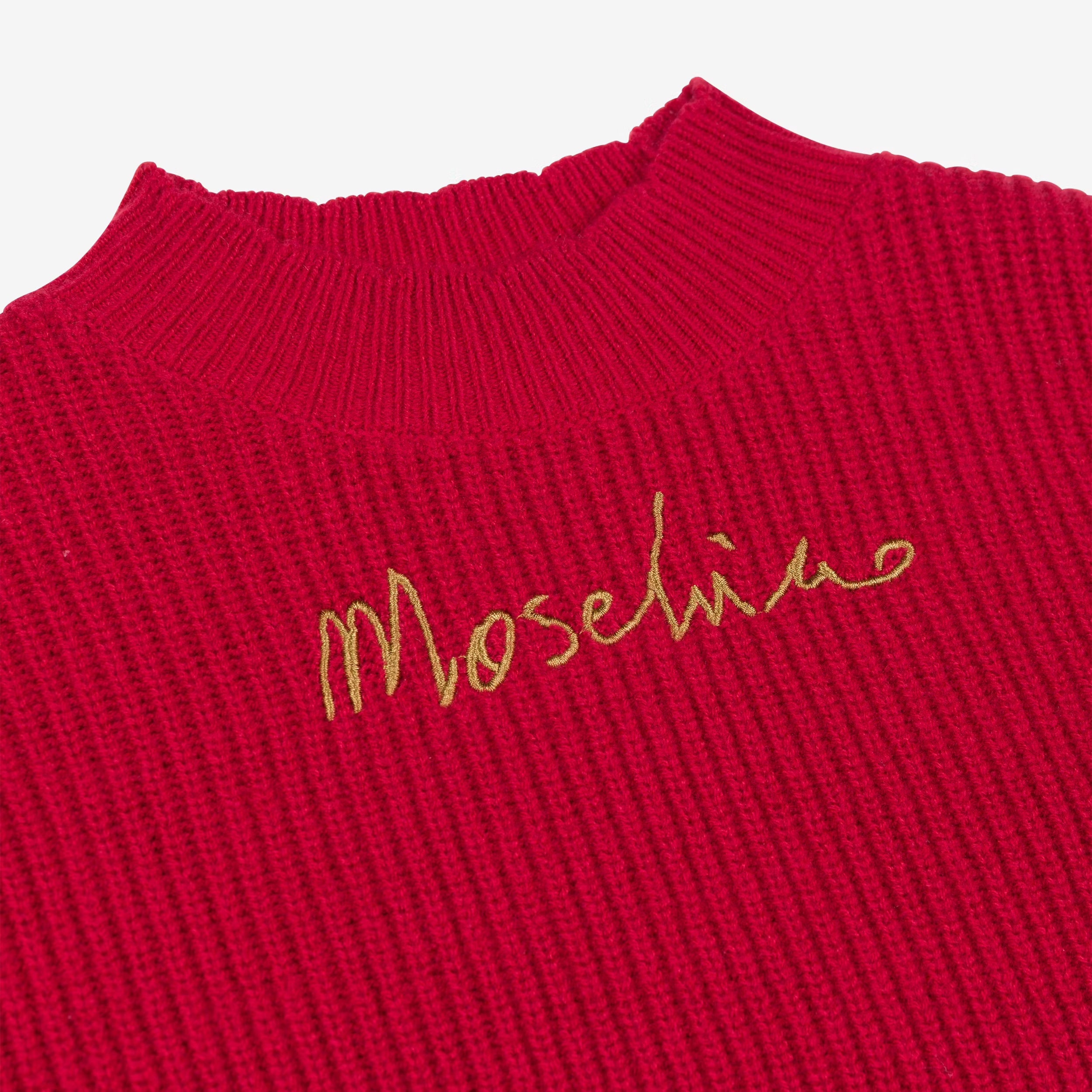 Girls Red Wool Sweater