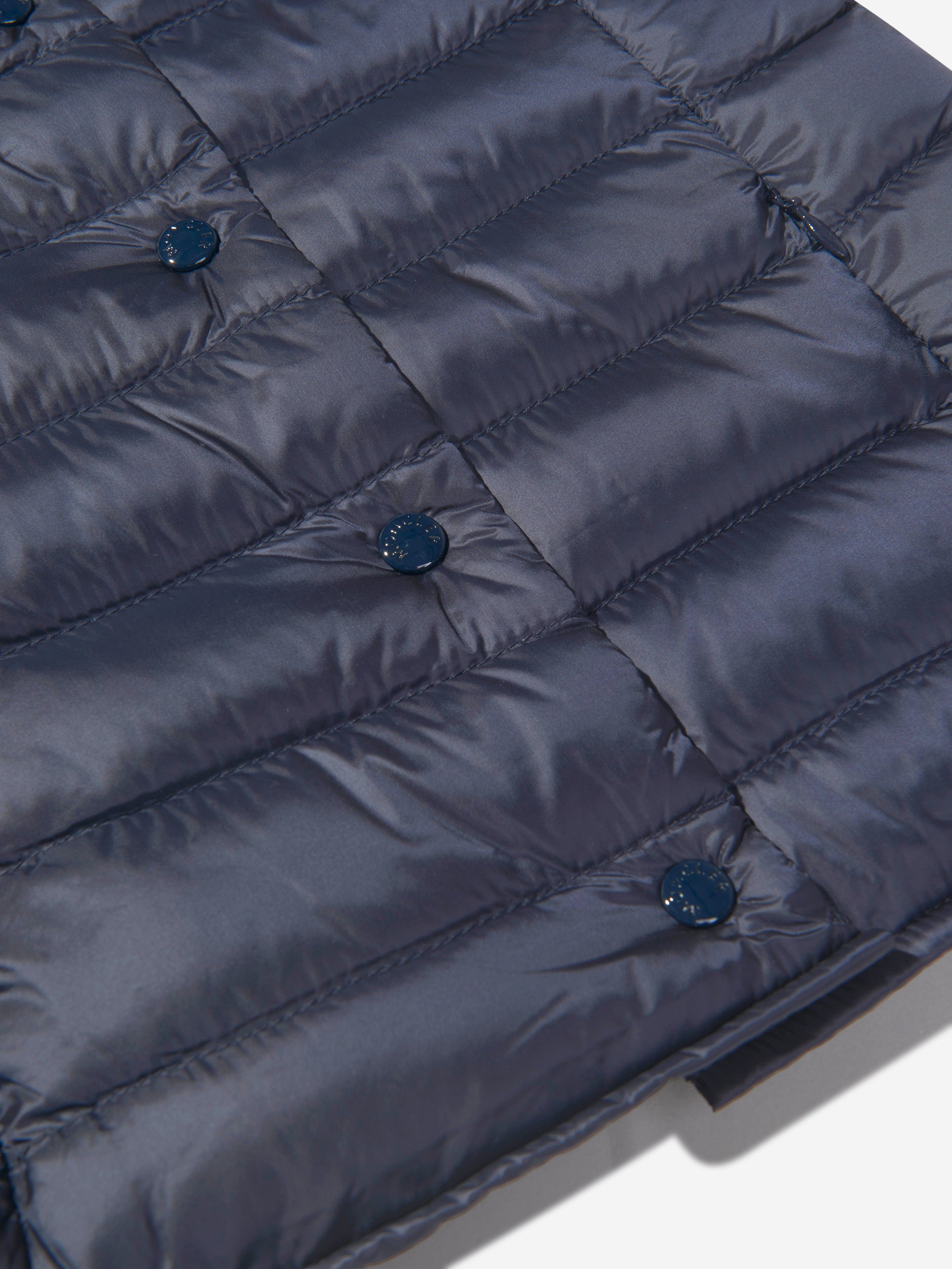 Girls Down Padded Liane Gilet in Navy