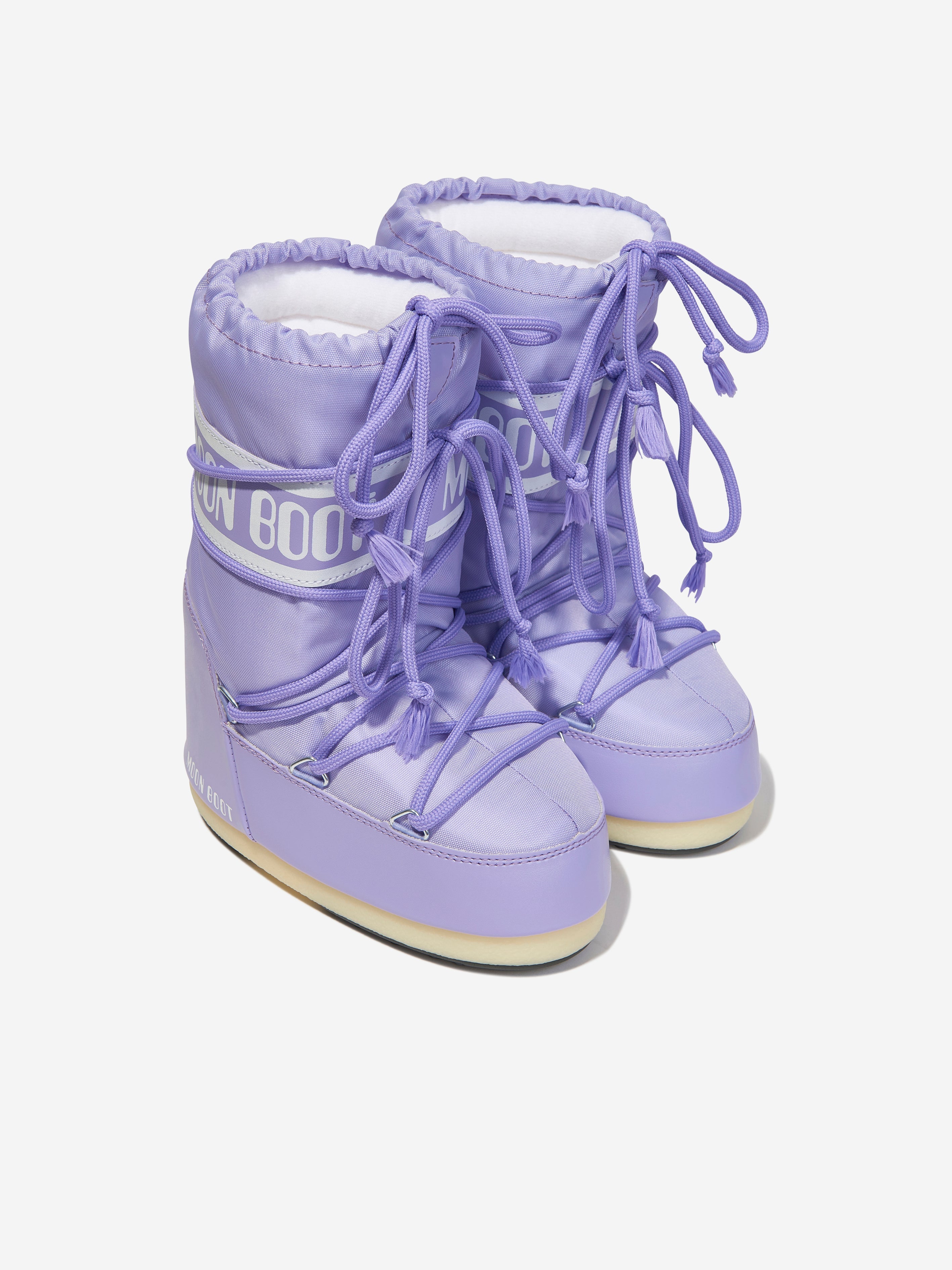 Kids Icon Nylon Snow Boots in Purple