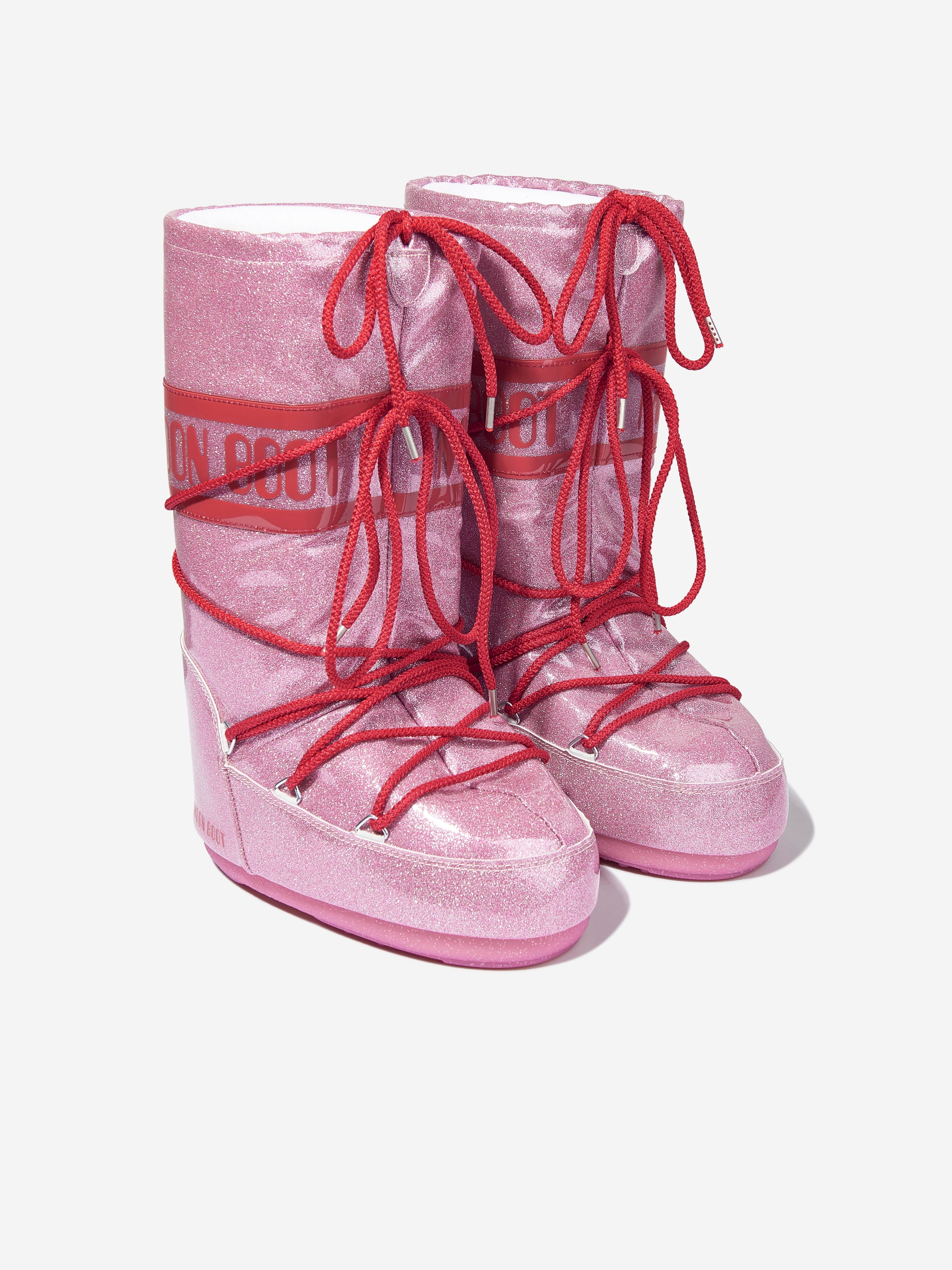 Girls Icon Glitter Snow Boots in Pink