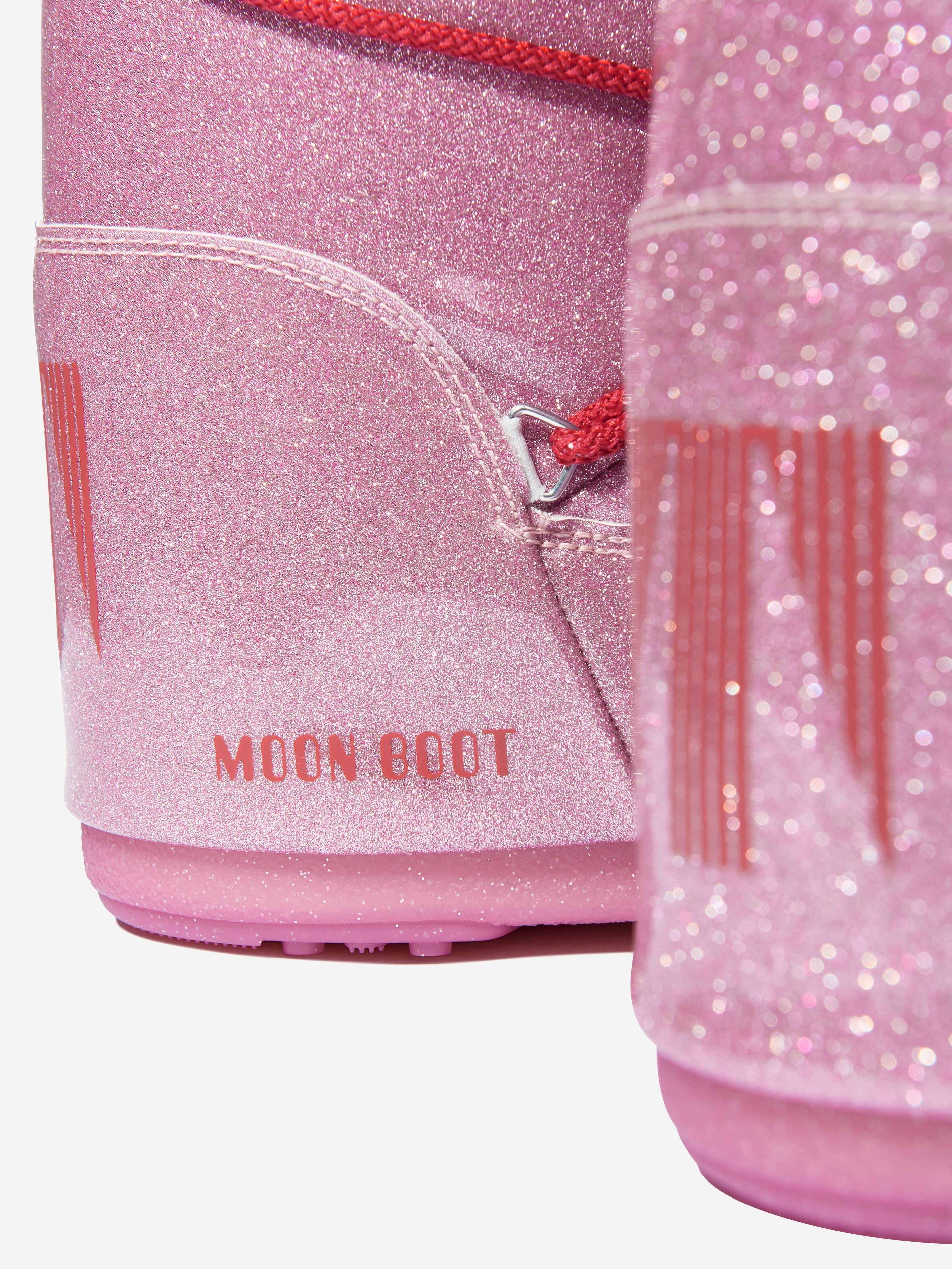 Girls Icon Glitter Snow Boots in Pink