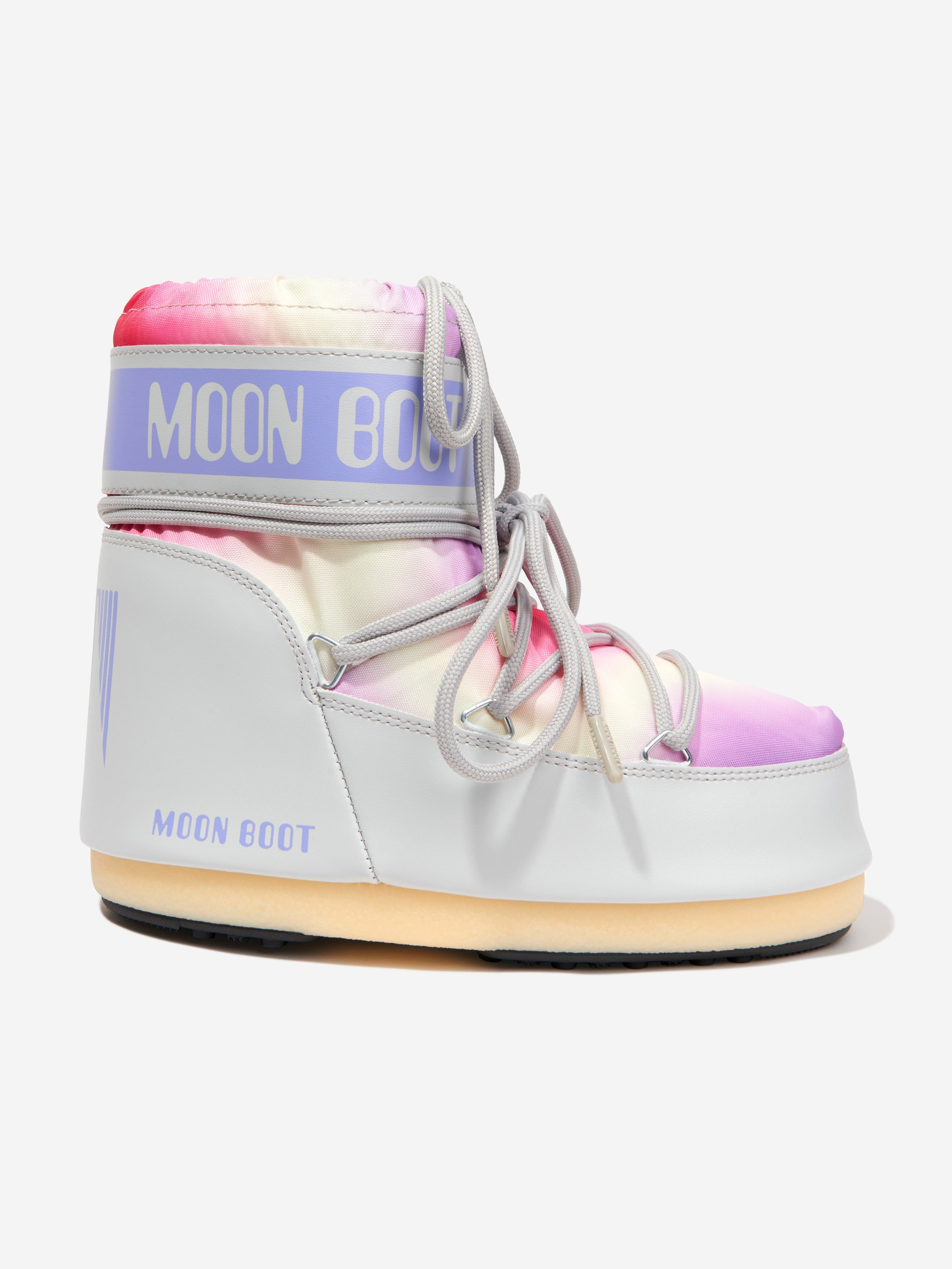 Kids Icon Low Tie Dye Snow Boots in Multicolour