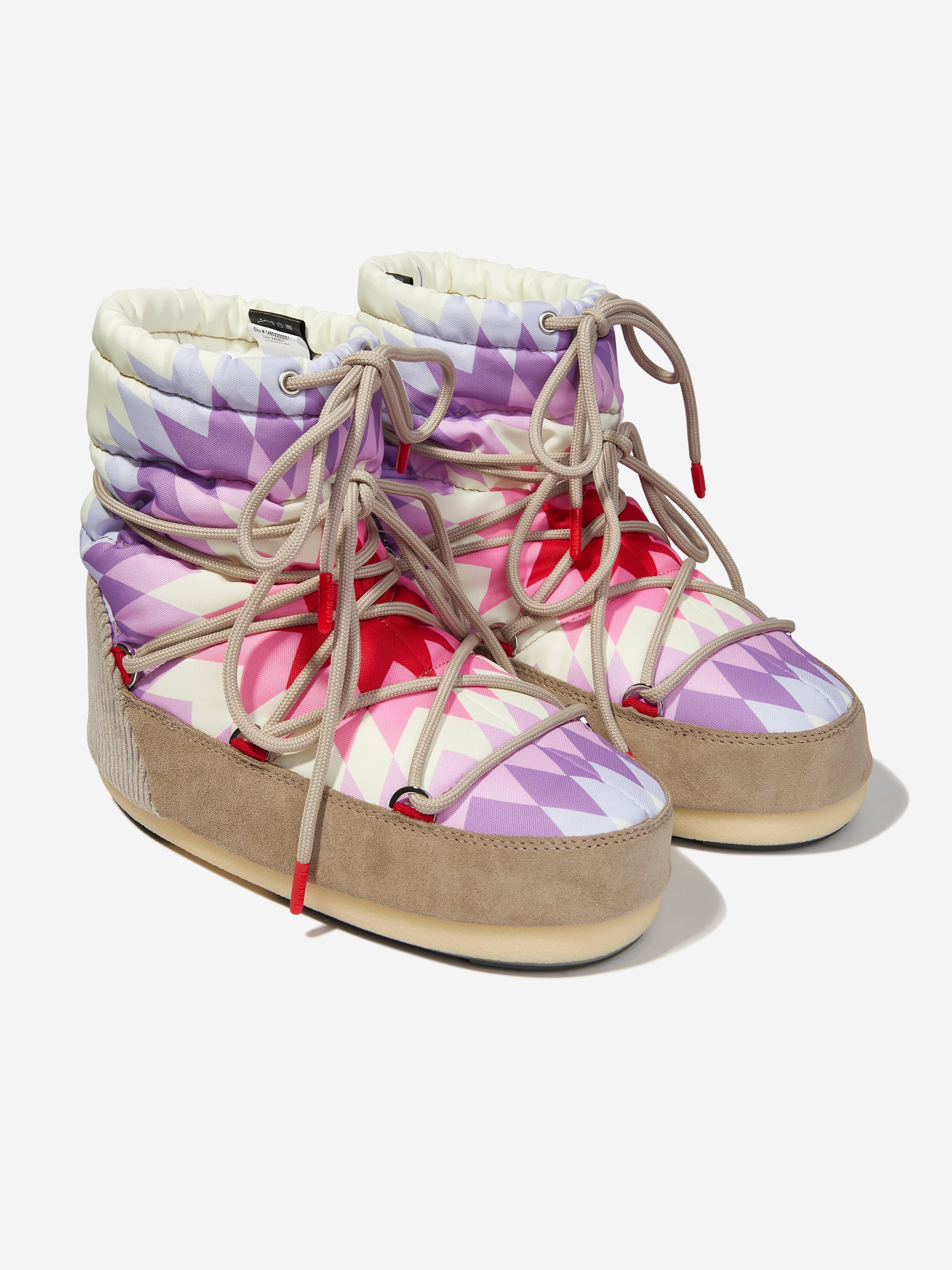 Kids Light Kaleidoscope Snow Boots in Multicolour