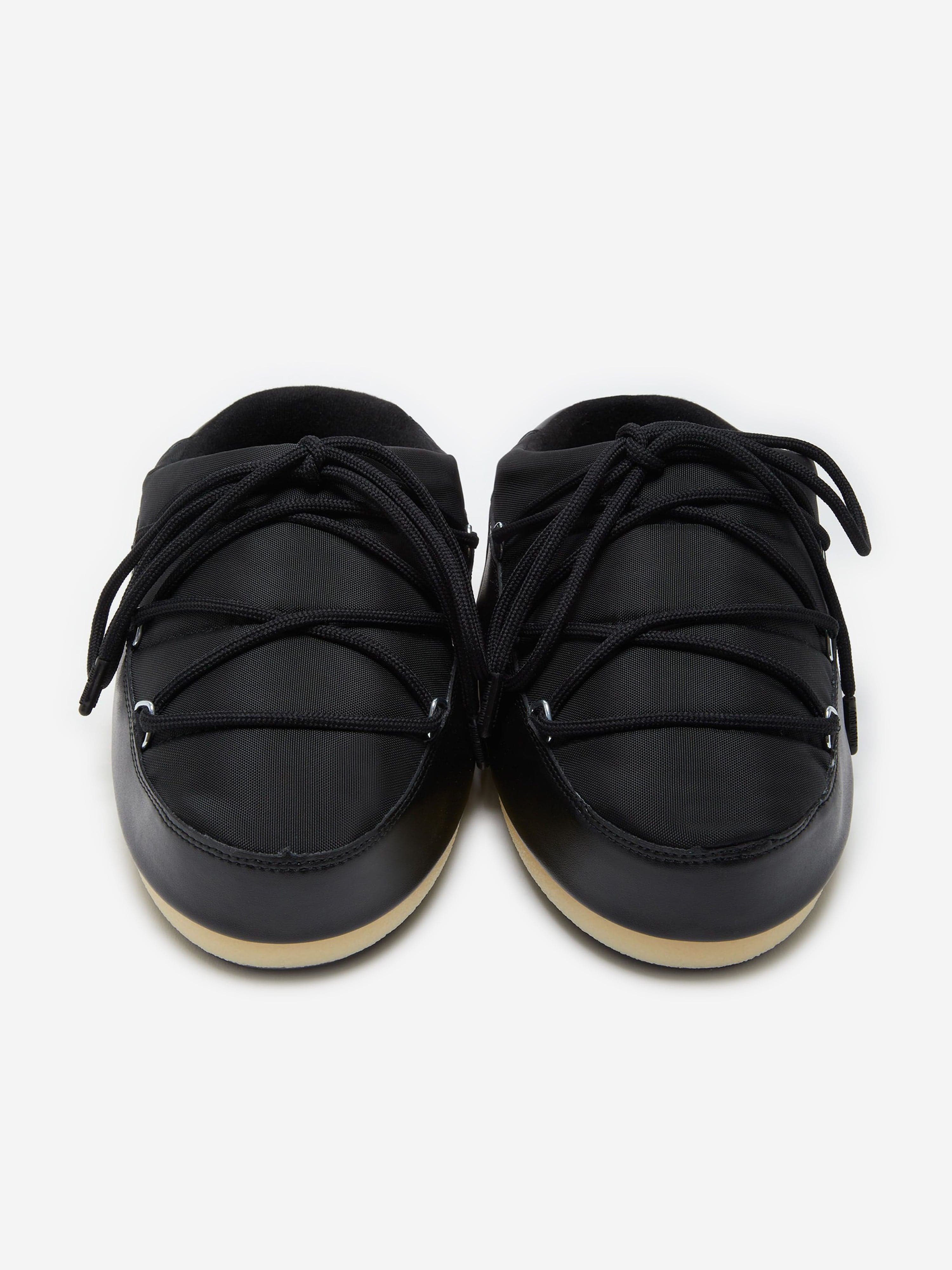 Moon Boot Kids EVX Nylon Mules in Black
