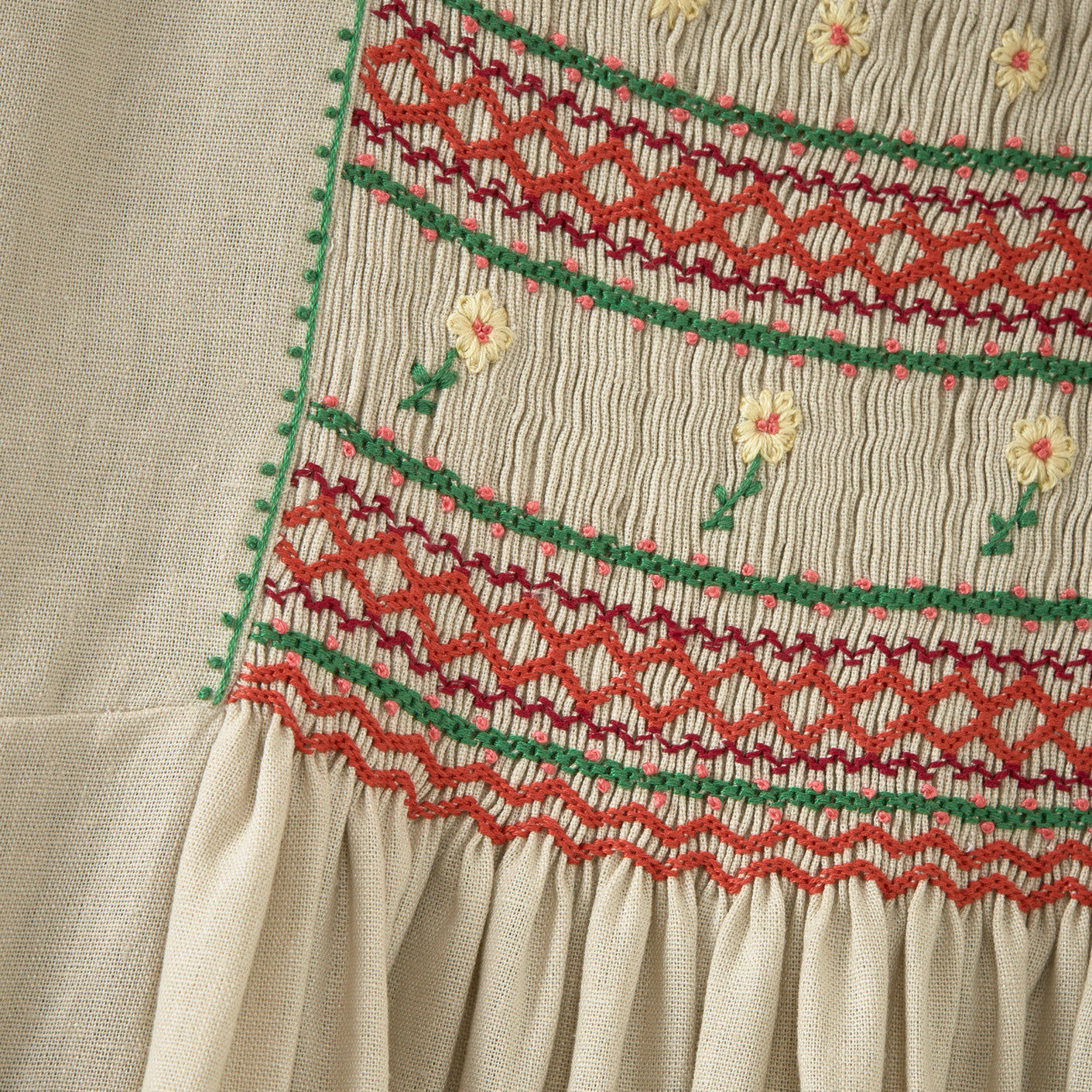 Girls Beige Dress