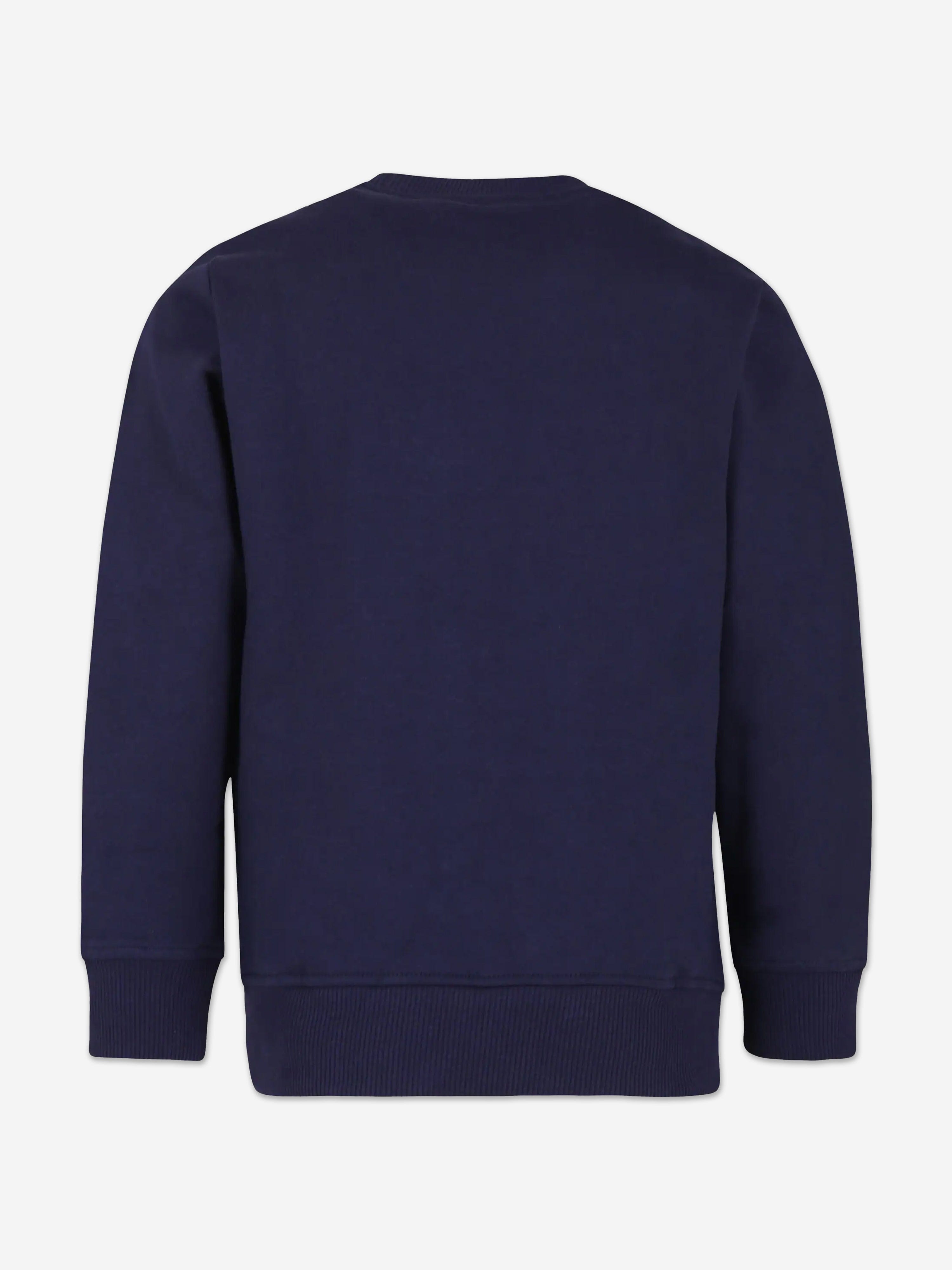 Moschino Kids Bear Logo Sweatshirt in Navy