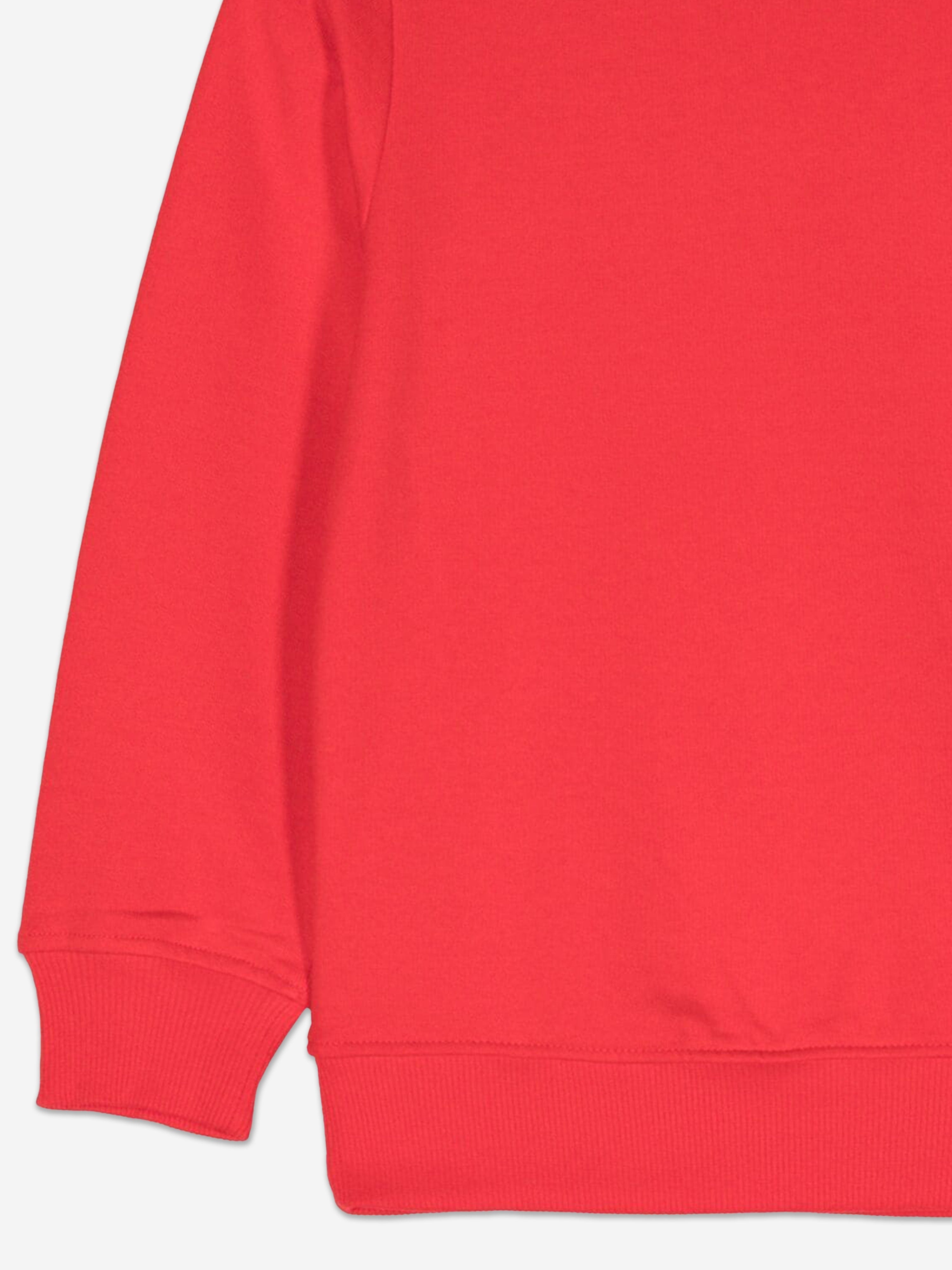Kids Teddy Bear Logo Sweatshirt in Red