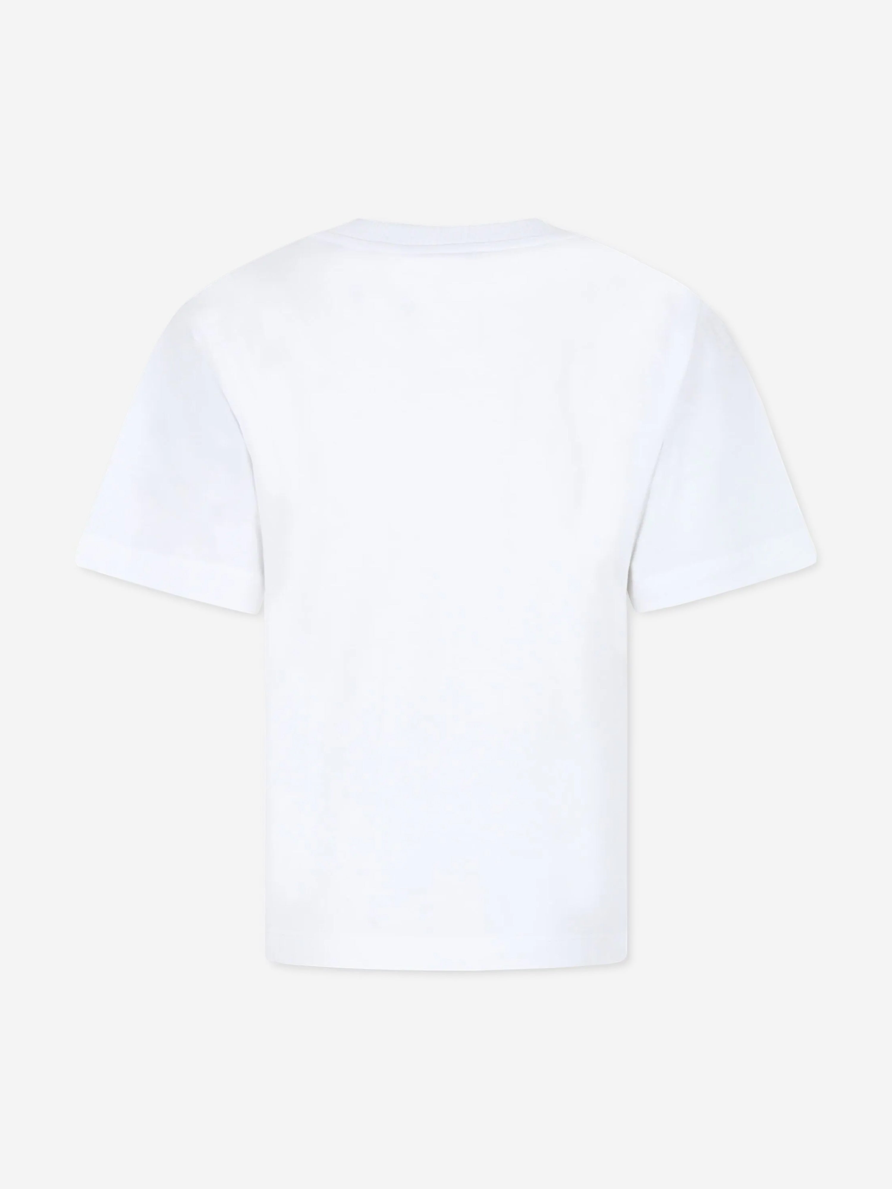 Kids Teddy Bear Logo T-Shirt in White