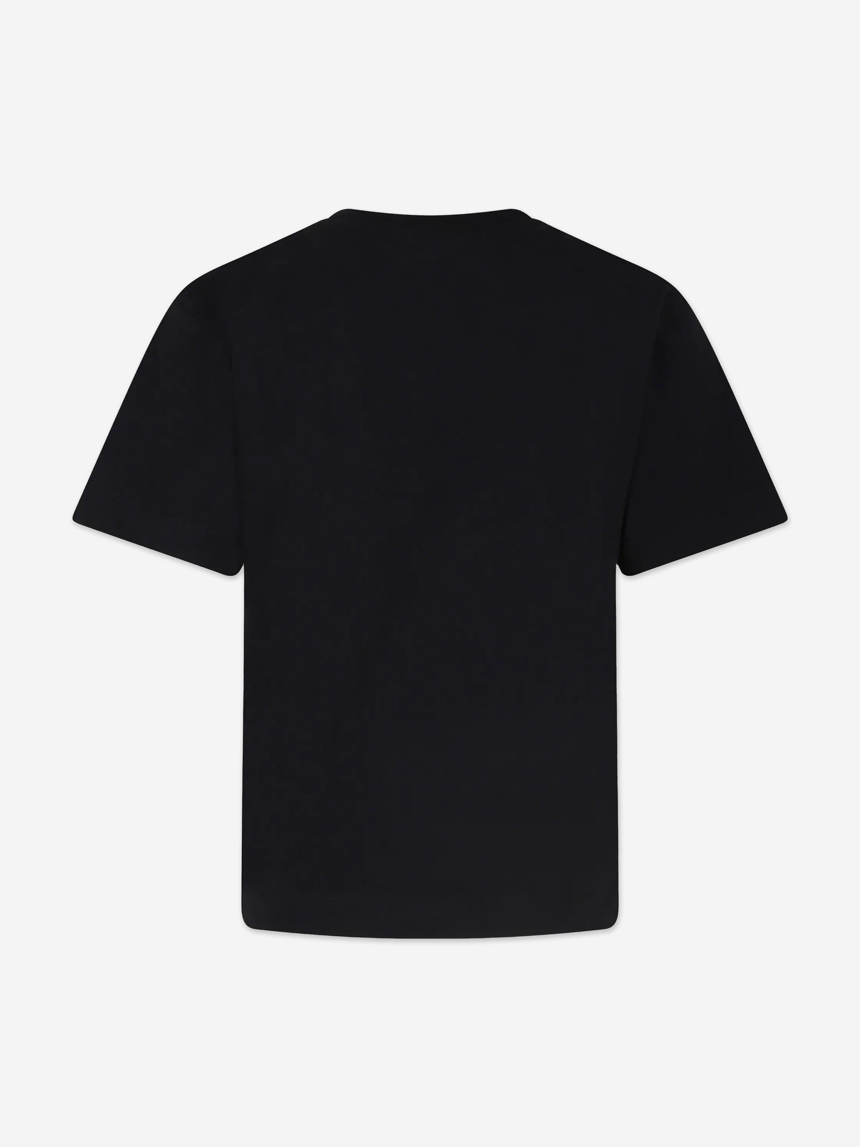 Moschino Kids Teddy Bear Logo T-Shirt in Black