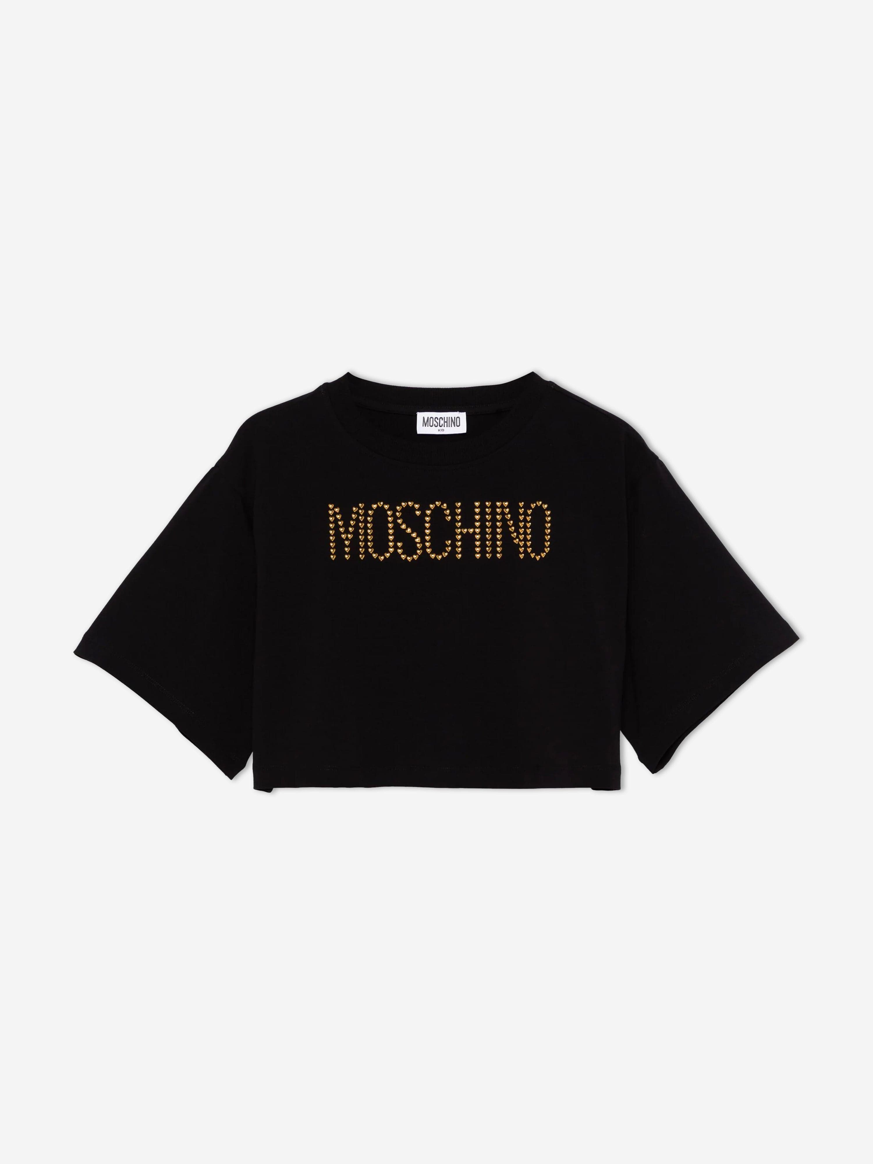 Girls Logo T-Shirt in Black