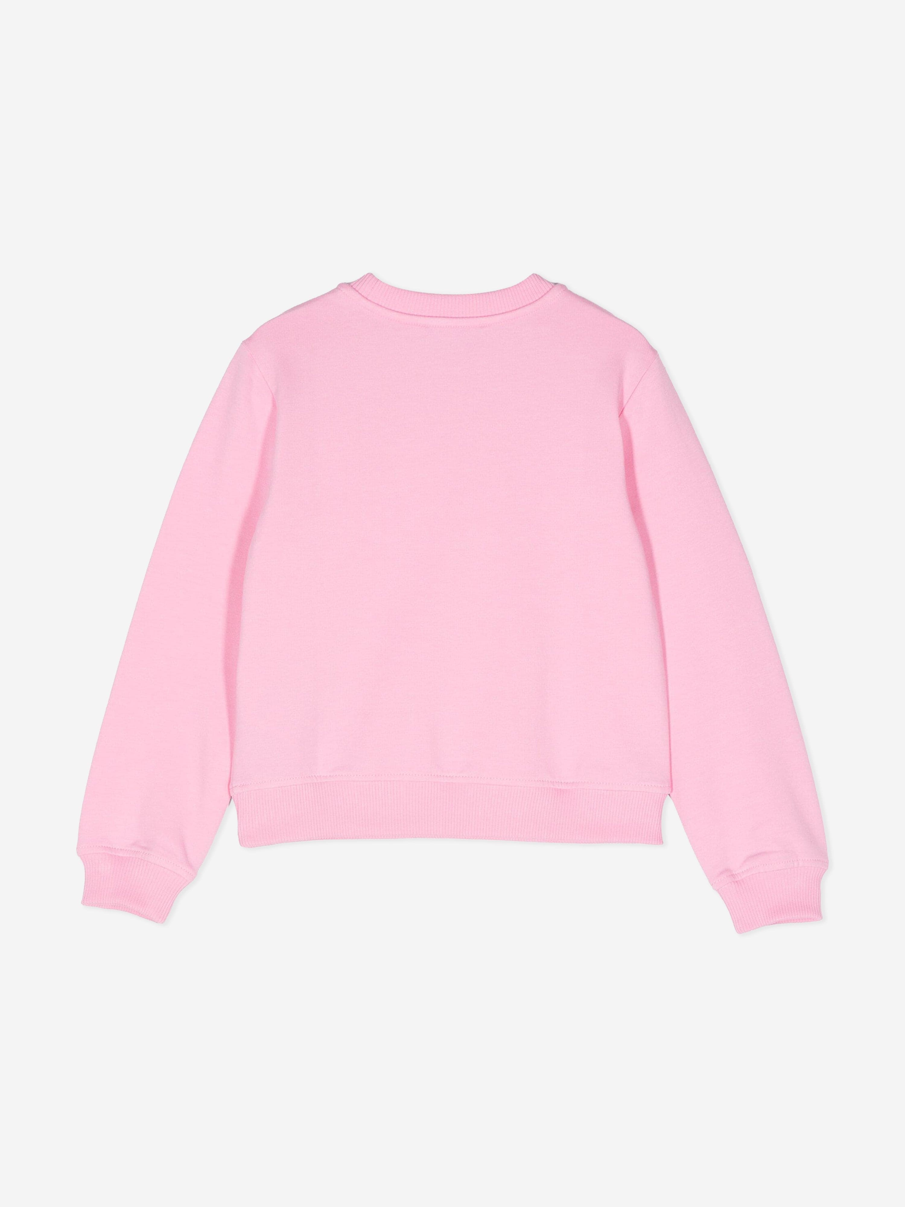 Girls Bear Heart Logo Sweatshirt in Pink