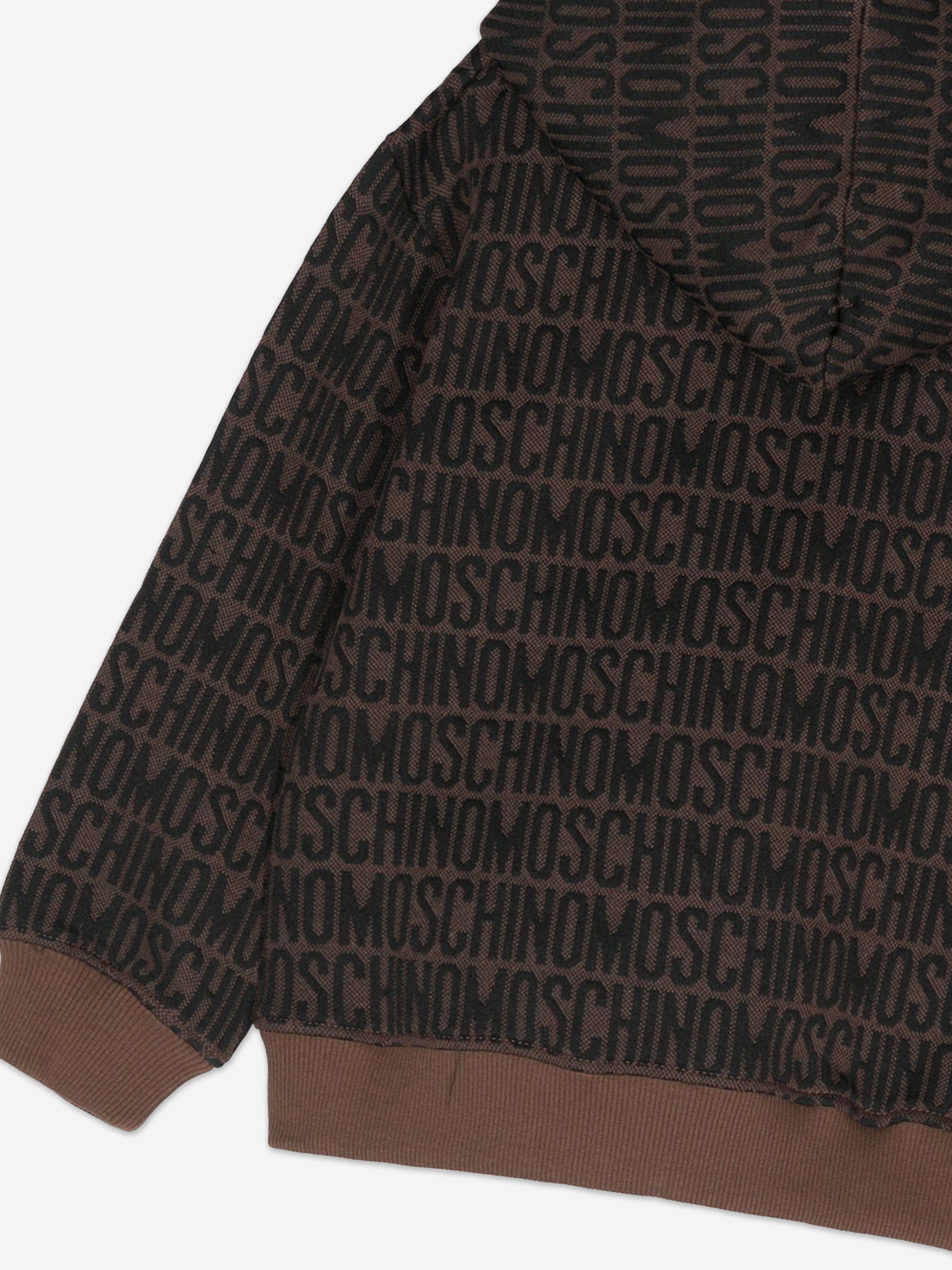 Kids All Over Logo Hoodie in Brown