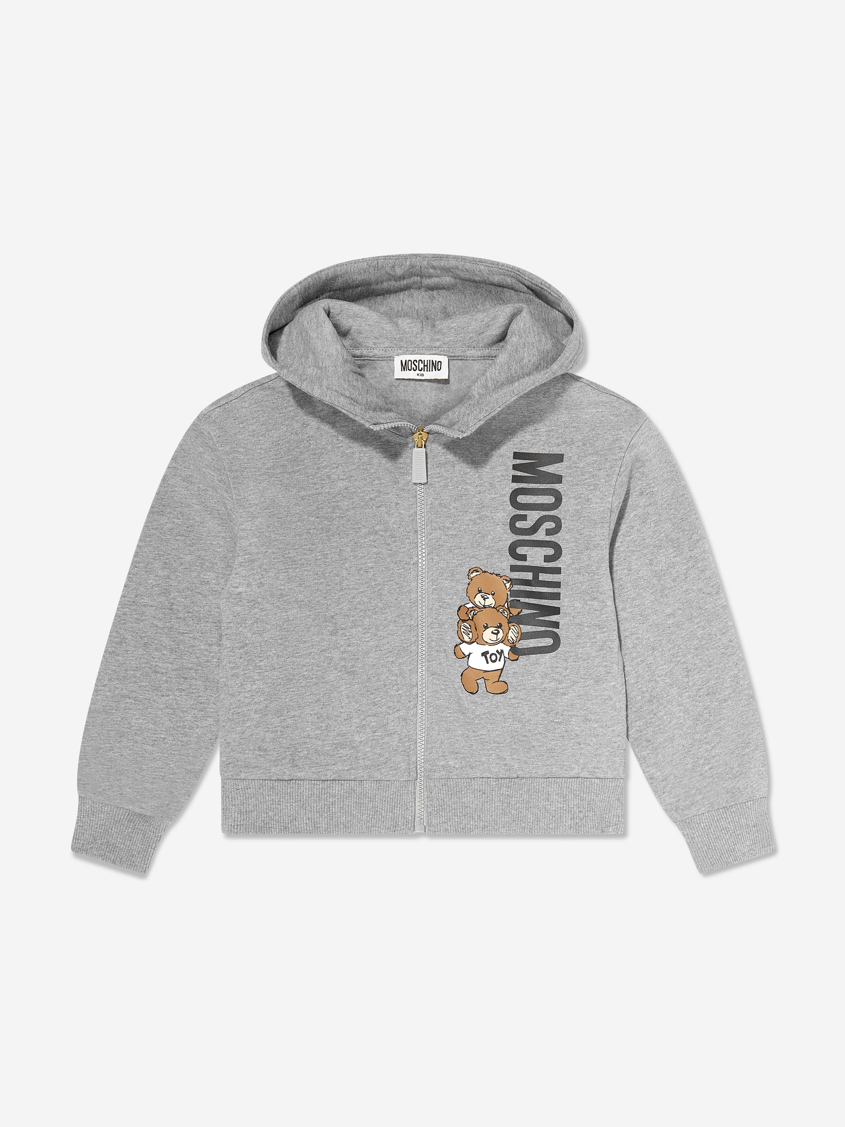 Kids Teddy Bear Logo Tracksuit in Grey