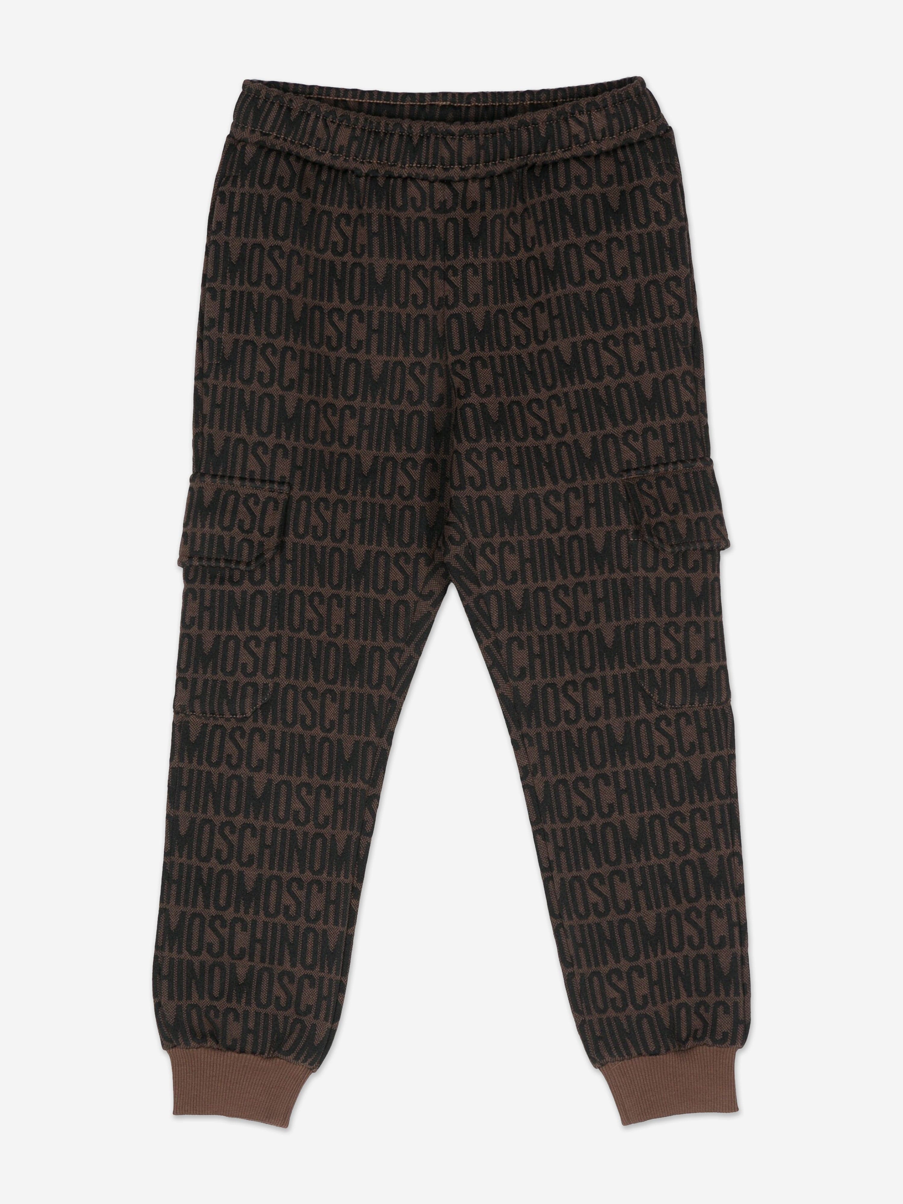 Kids All Over Logo Joggers in Brown