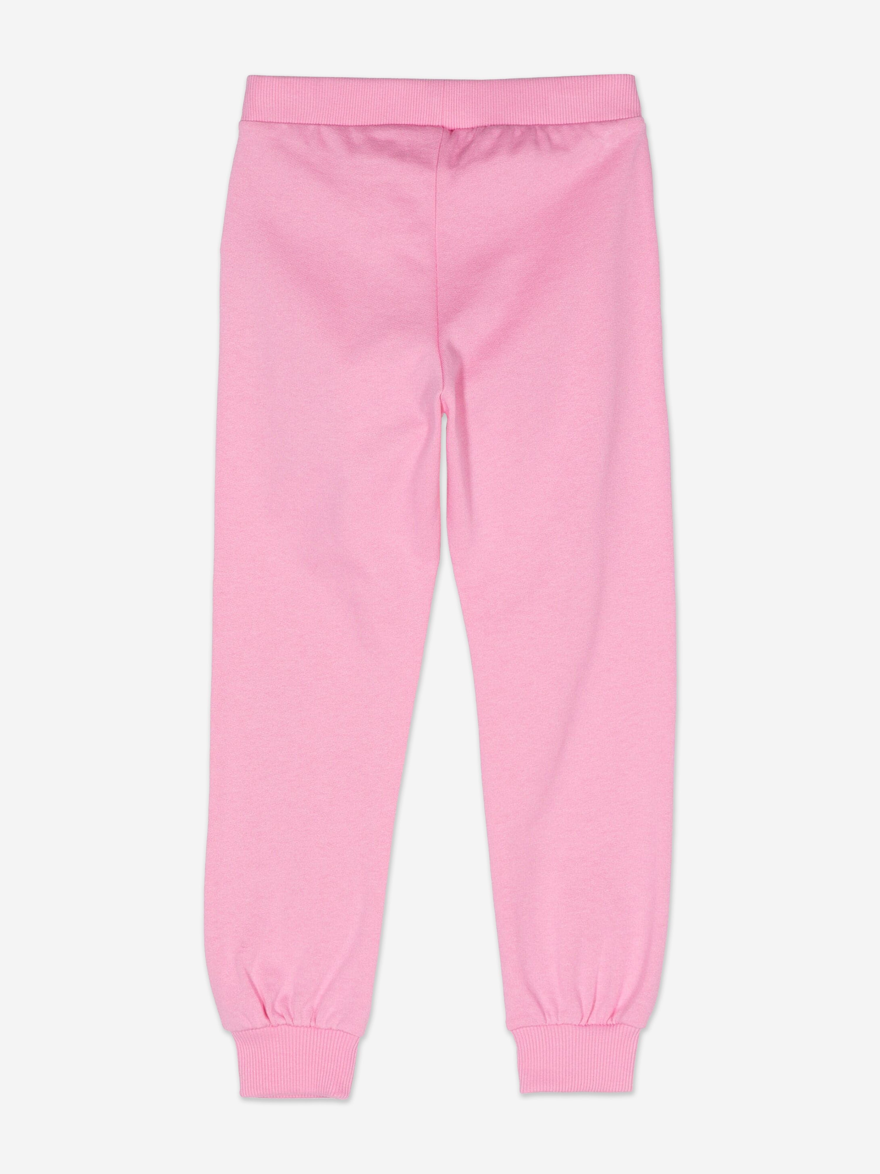 Girls Teddy Bear Logo Joggers in Pink