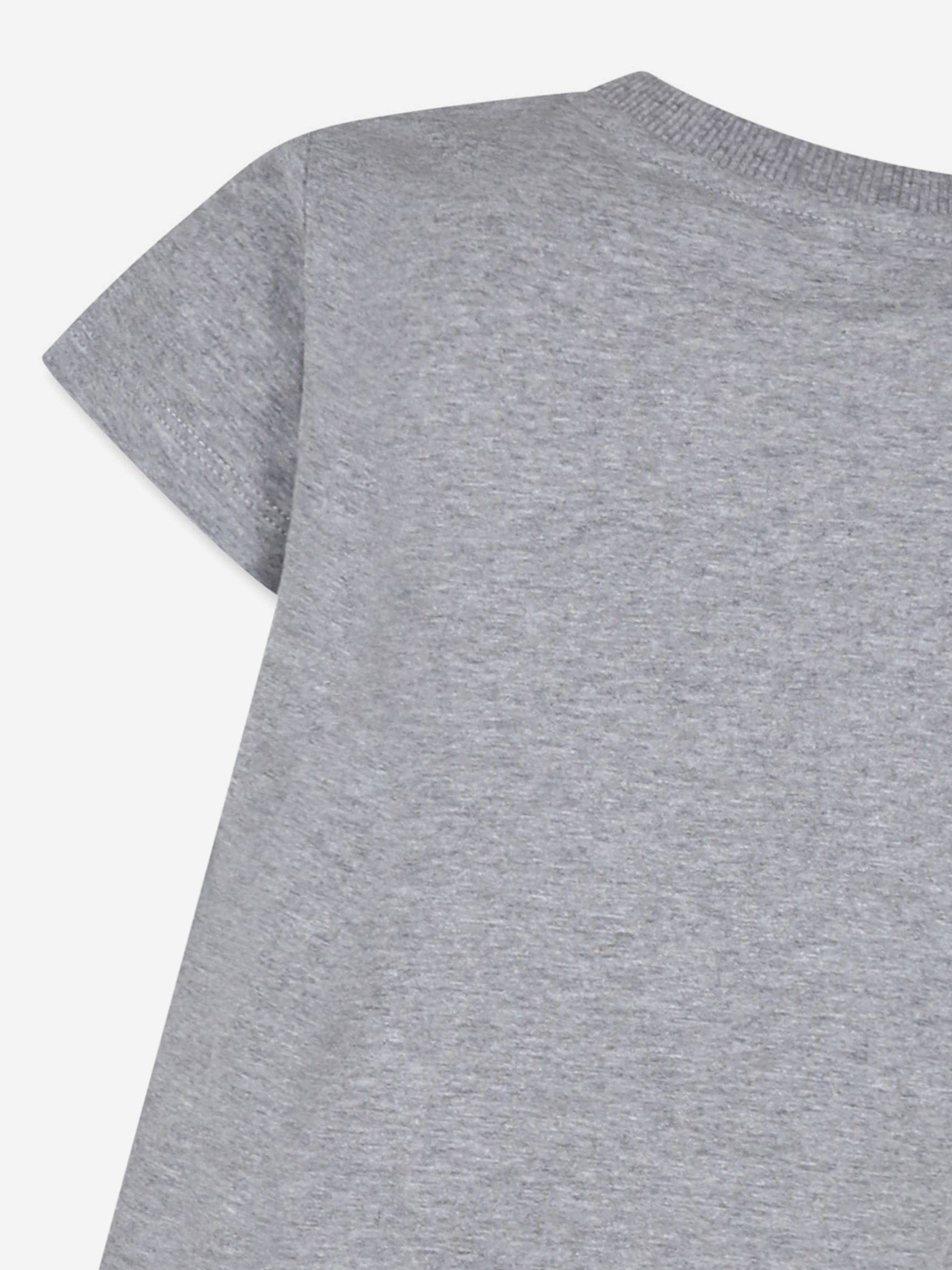 Moschino Kids Teddy Bear Logo T-Shirt in Grey