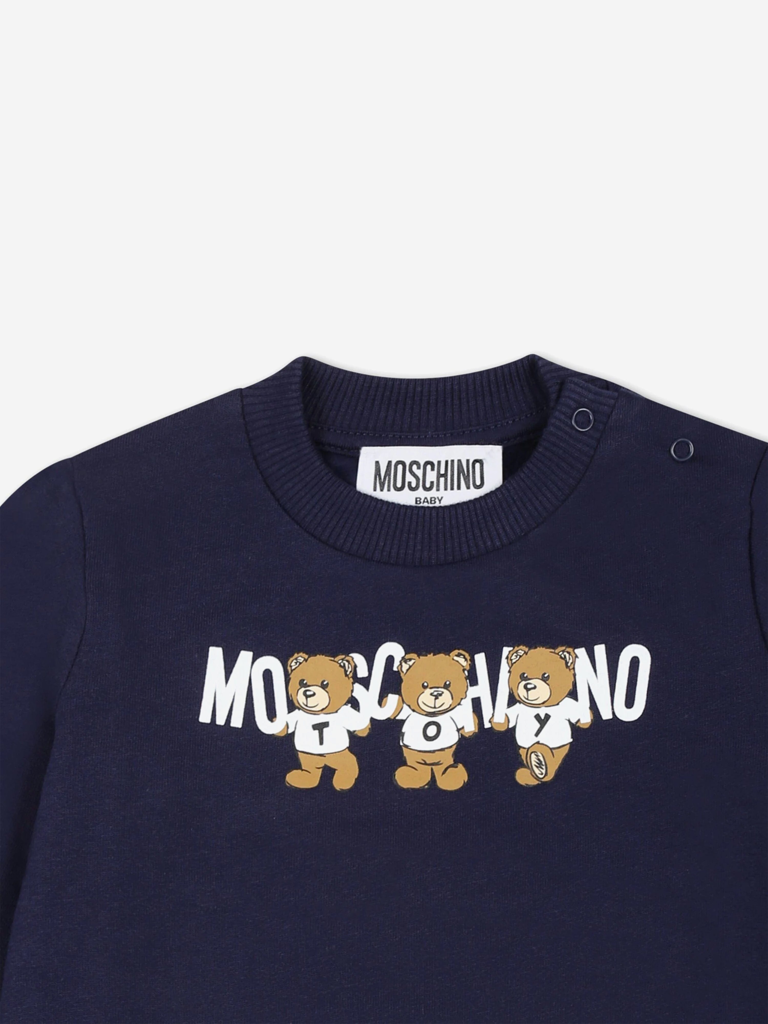 Baby Bear Logo Sweatshirt in Navy