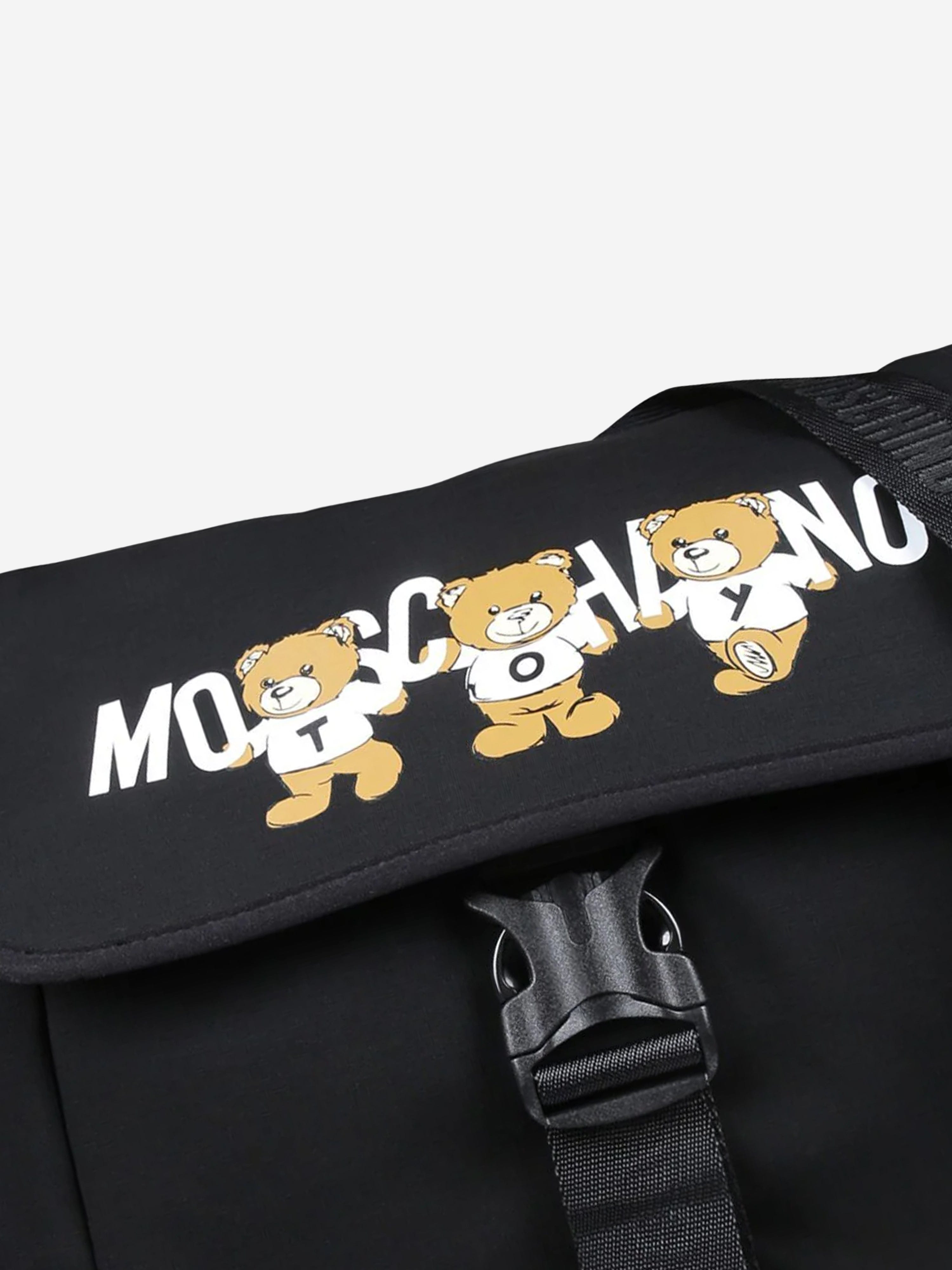 Baby Bear Logo Changing Bag in Black (40cm)