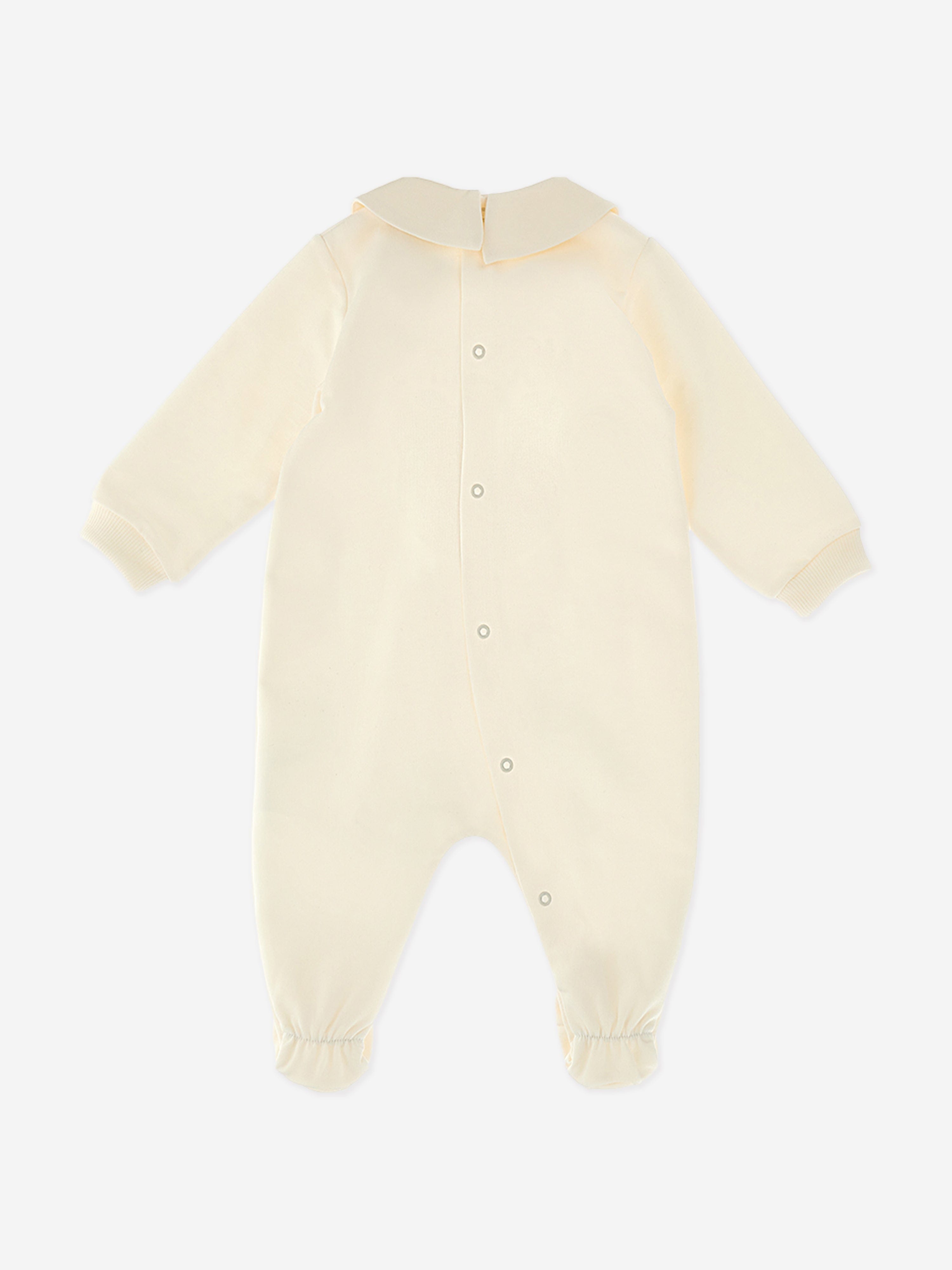 Baby Bear Logo Babygrow Gift Set in Ivory