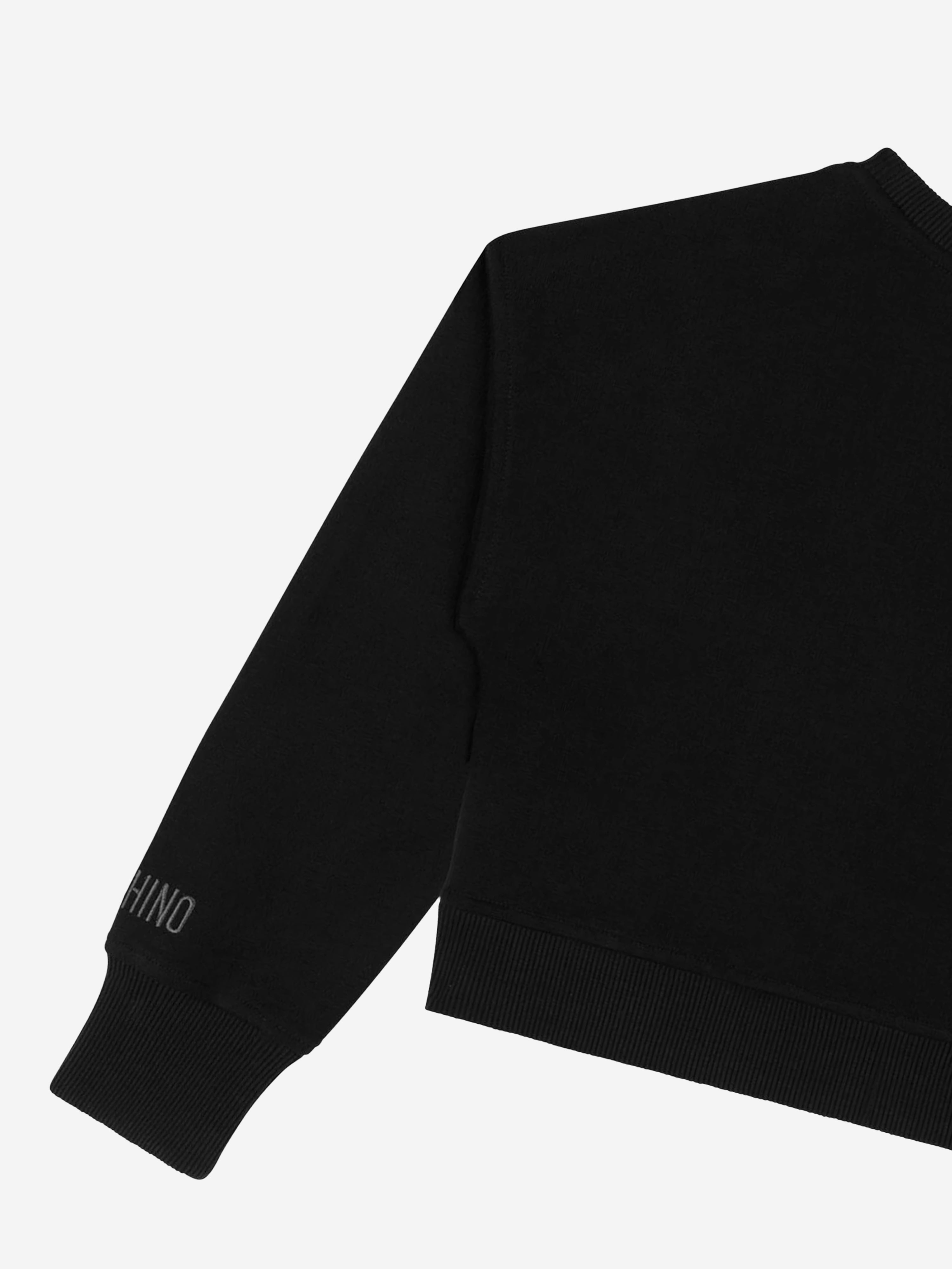 Kids Smiley Face Sweatshirt in Black