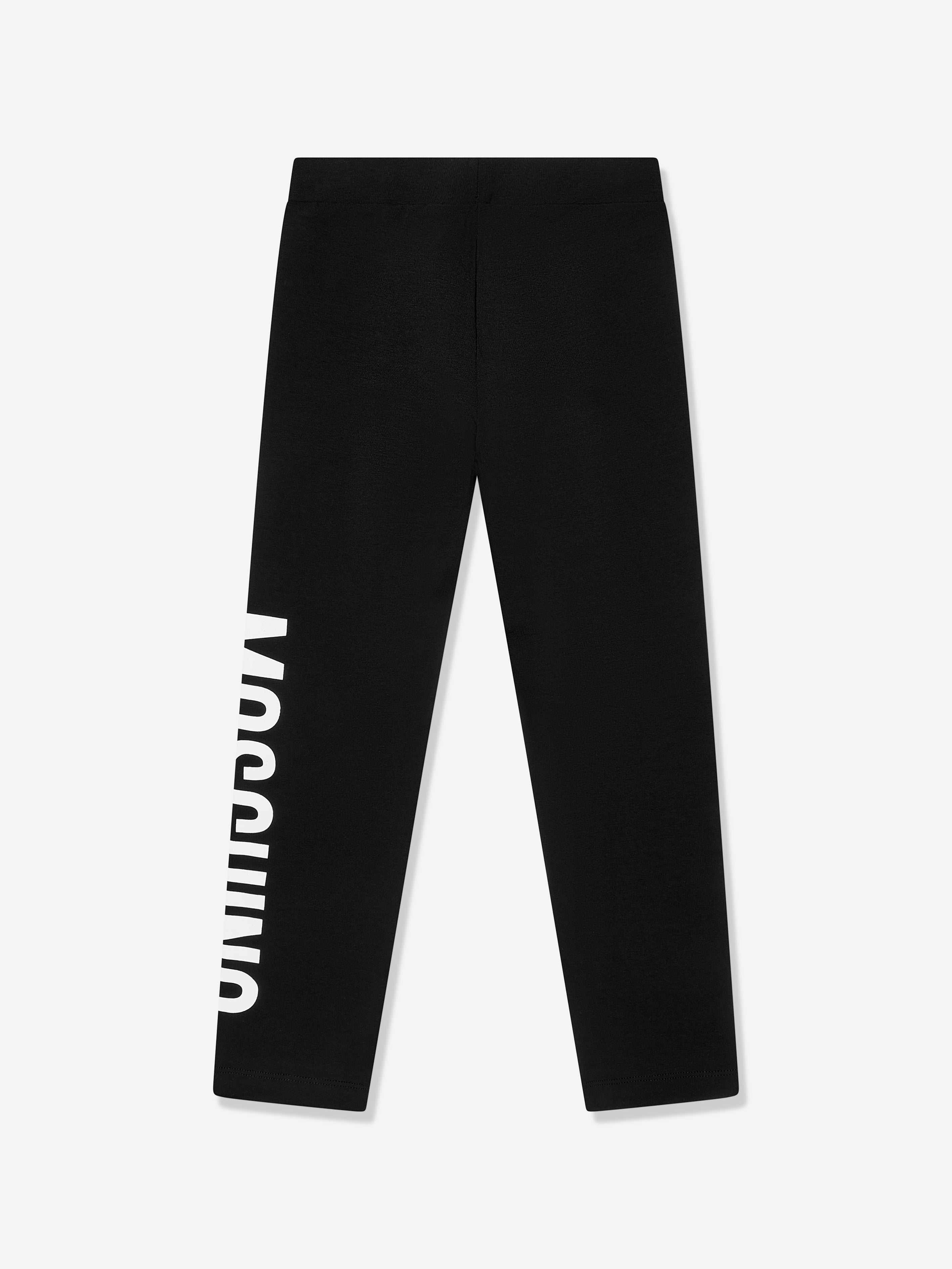 Moschino Girls Logo Leggings in Black
