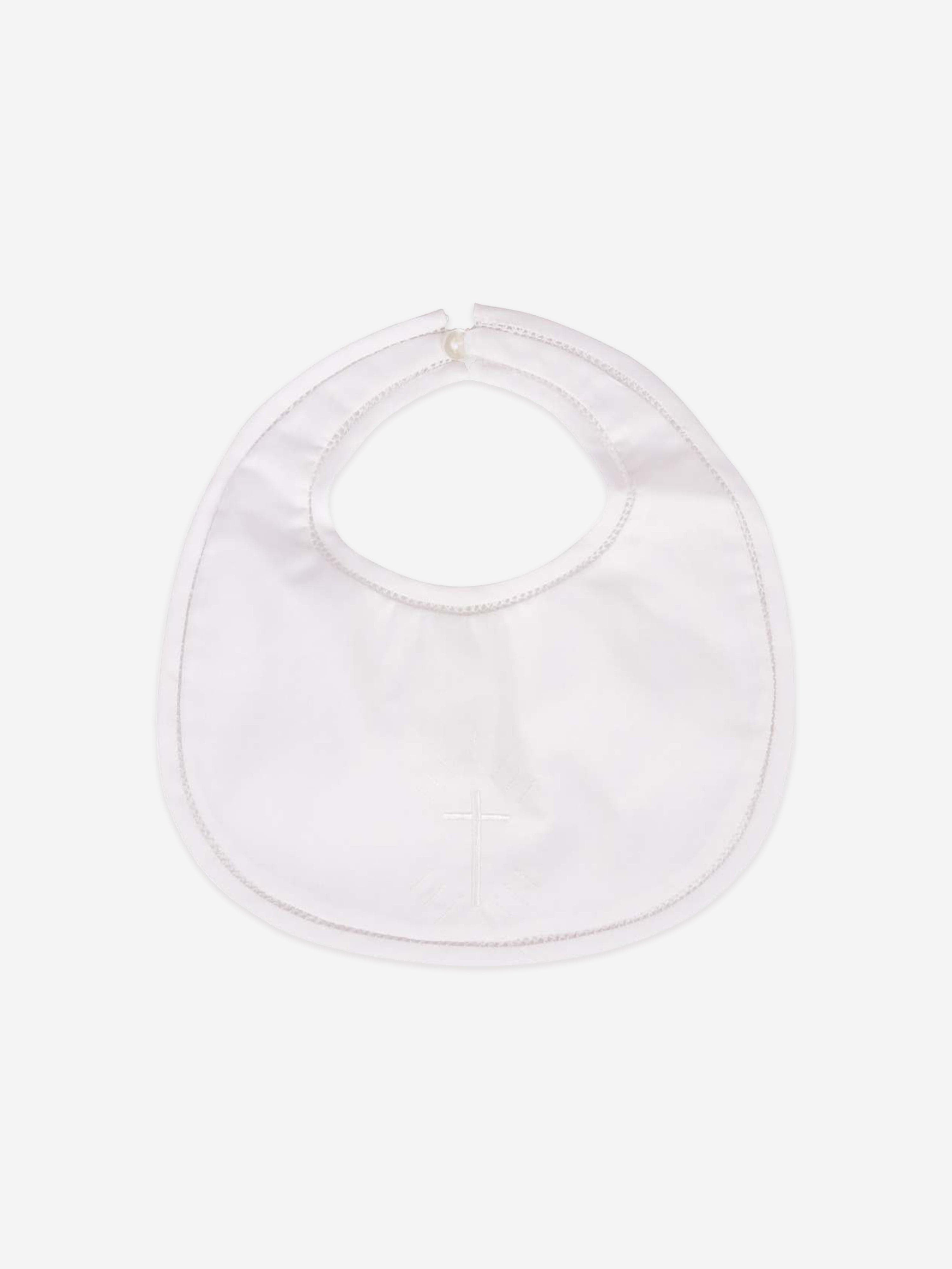 Sarah Louise Cotton Embroidered Bib