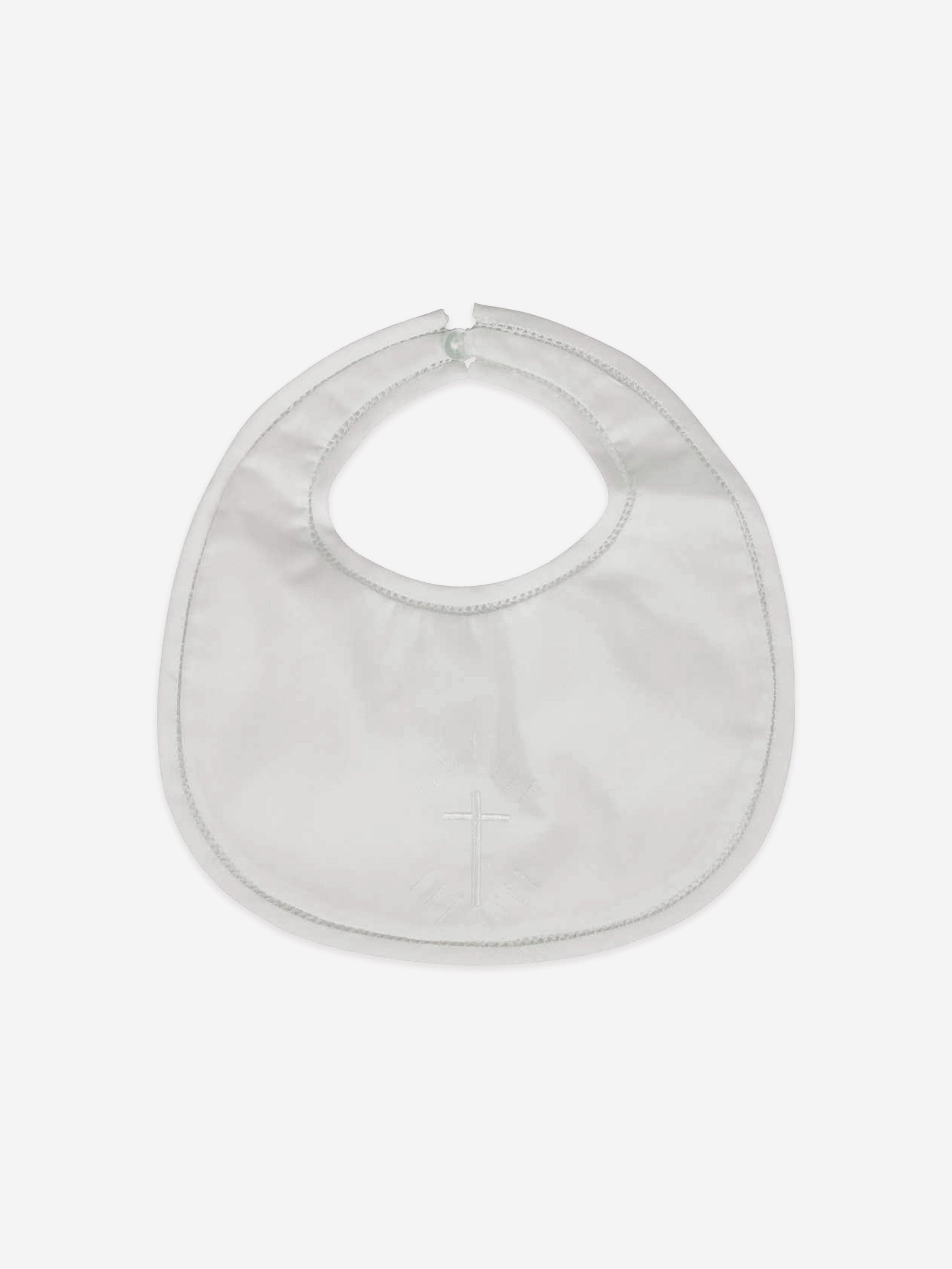 Sarah Louise Cotton Embroidered bib